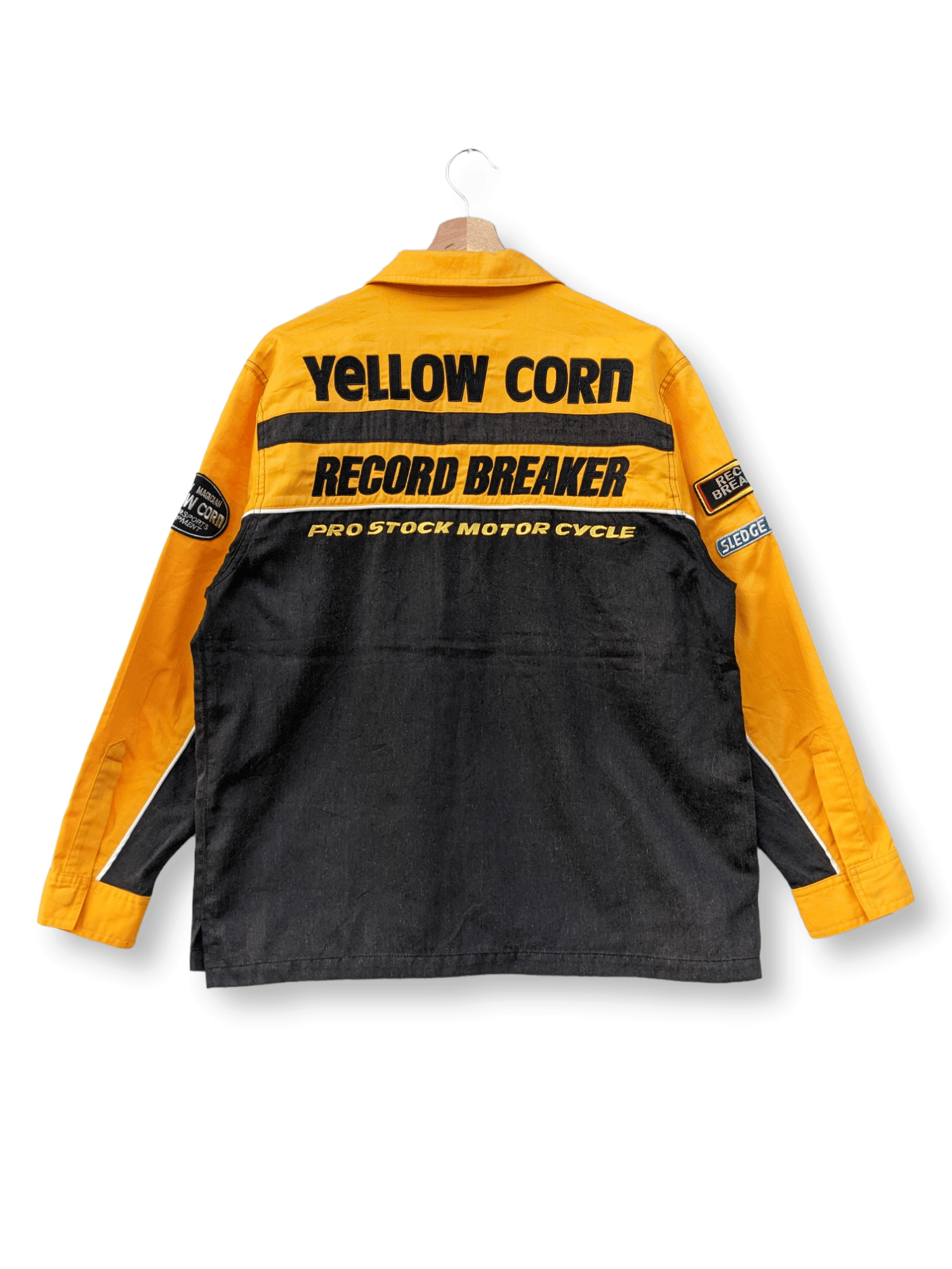 YELLOW CORN ジャケット PRO STOCK MOTOR CYCLE YELLOW CORN ジャケット PRO STOCK MOTOR CYCLE