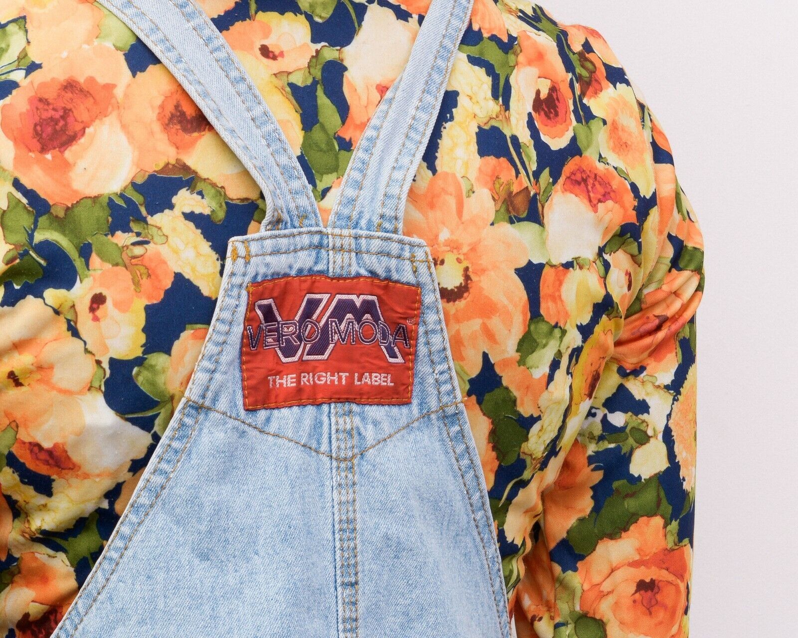 Other × Vintage Y2K Women Denim Dungaree Pinafore Dress Button Sarafan Jeans Size XS / US 0-2 / IT 36-38 - 8 Thumbnail