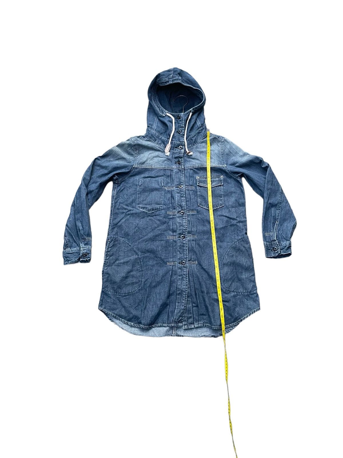 Japanese Brand Quelle Chance Parka Denim Size M / US 6-8 / IT 42-44 - 3 Thumbnail
