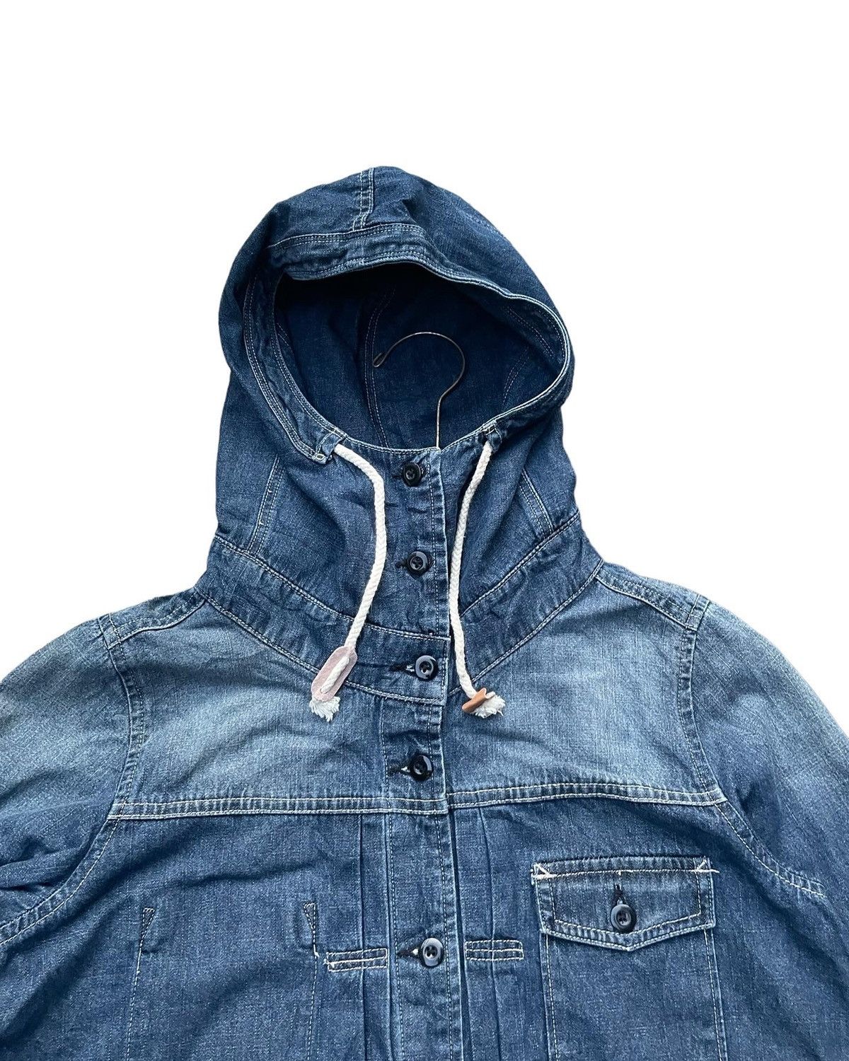 Japanese Brand Quelle Chance Parka Denim Size M / US 6-8 / IT 42-44 - 8 Thumbnail