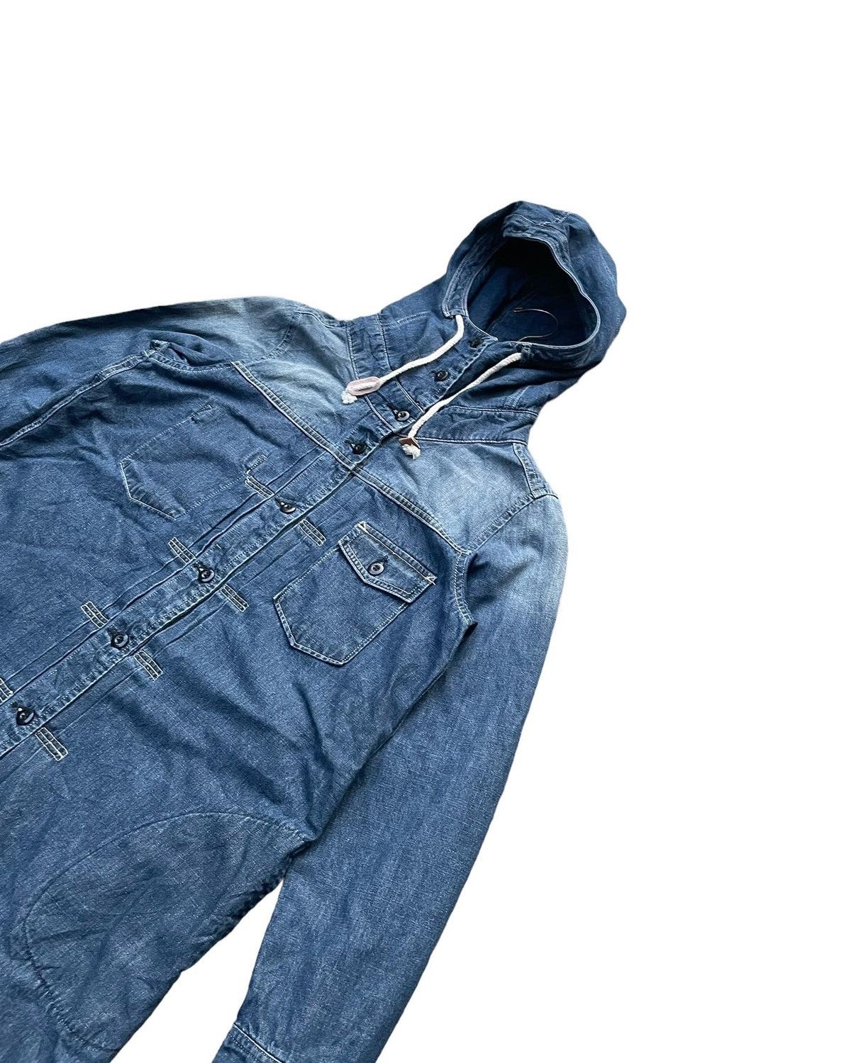 Japanese Brand Quelle Chance Parka Denim Size M / US 6-8 / IT 42-44 - 4 Thumbnail
