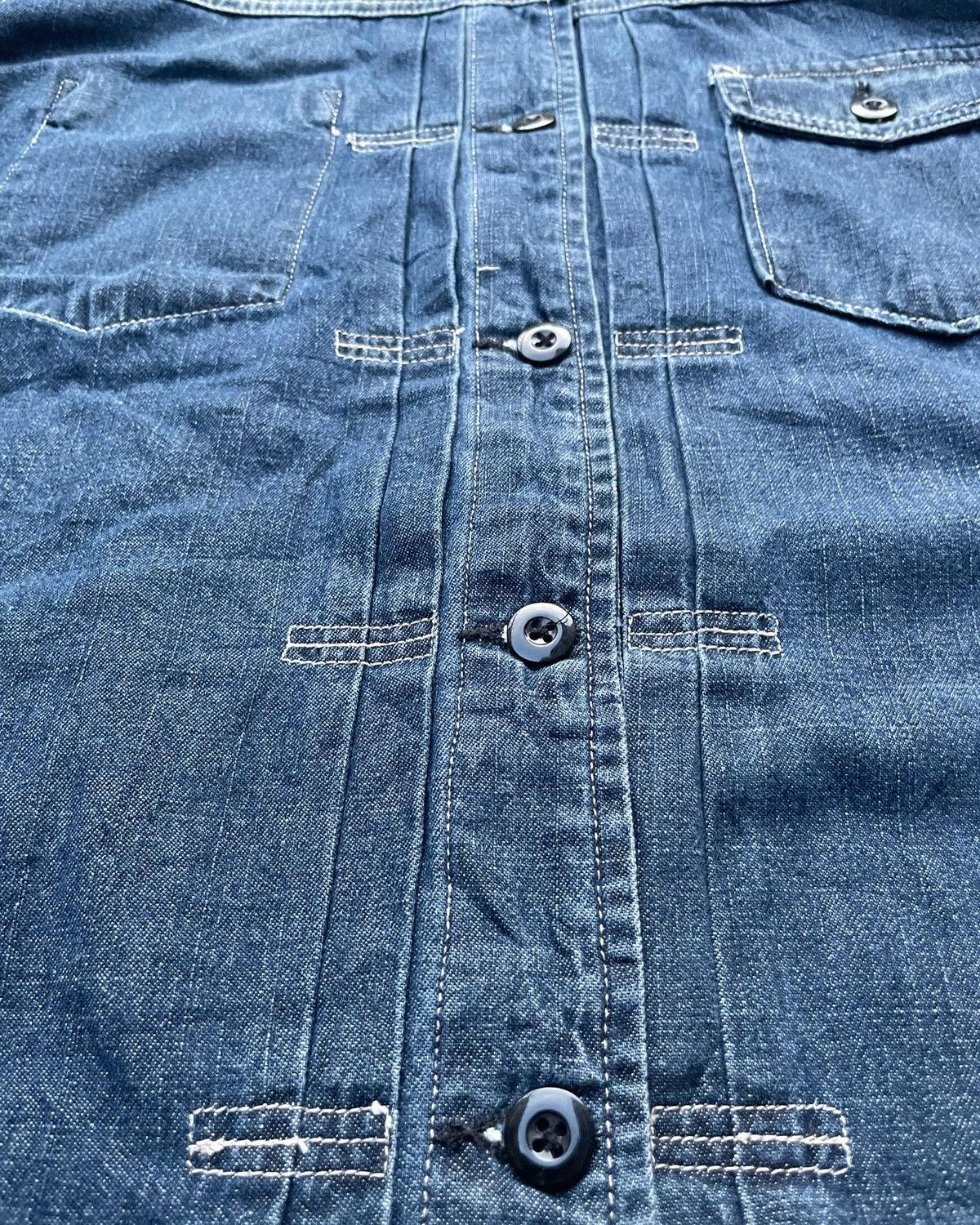 Japanese Brand Quelle Chance Parka Denim Size M / US 6-8 / IT 42-44 - 12 Thumbnail