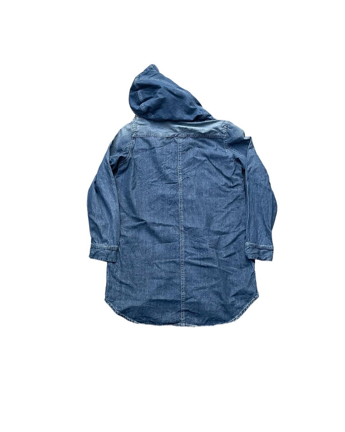 Japanese Brand Quelle Chance Parka Denim Size M / US 6-8 / IT 42-44 - 9 Thumbnail