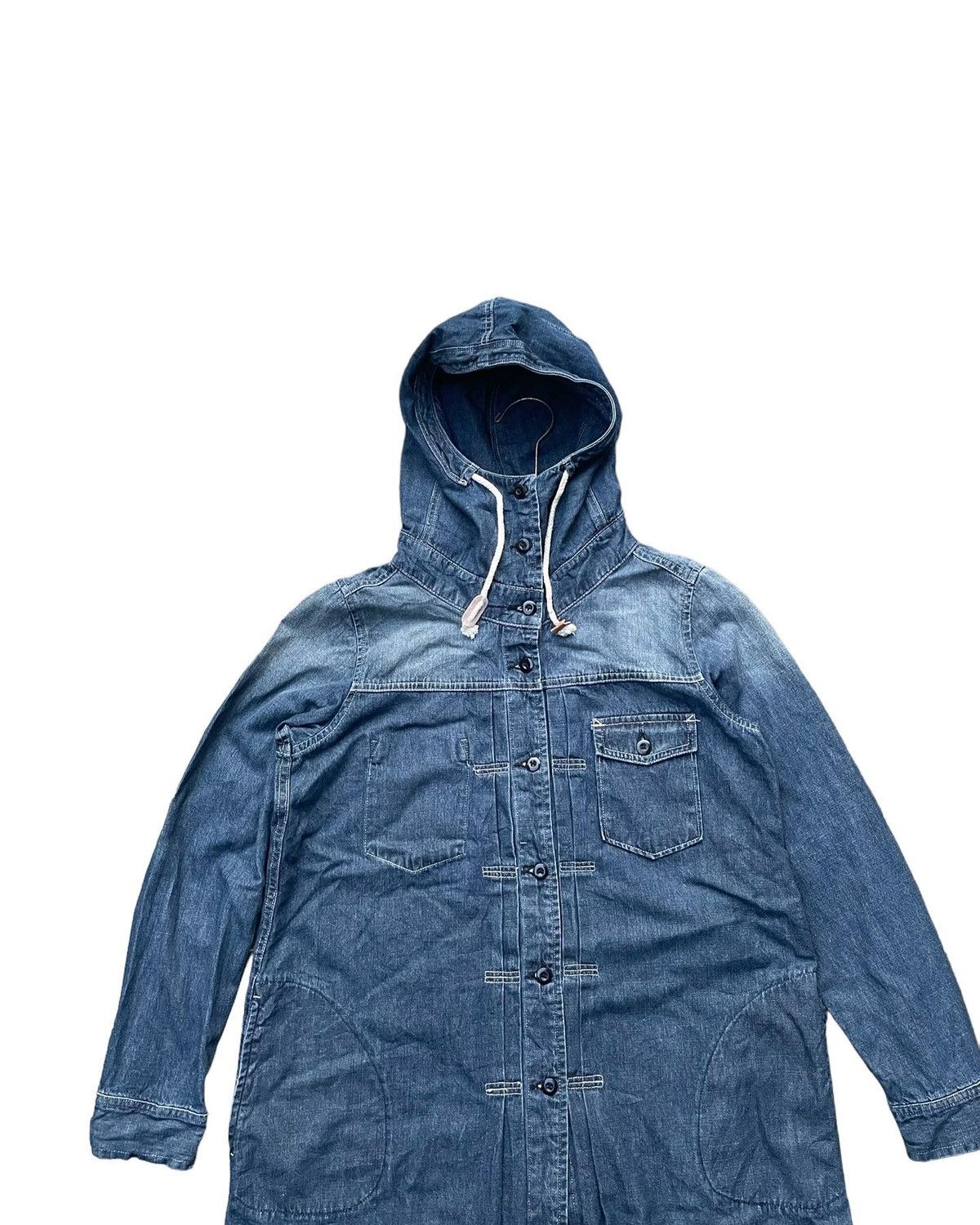 Japanese Brand Quelle Chance Parka Denim Size M / US 6-8 / IT 42-44 - 5 Thumbnail