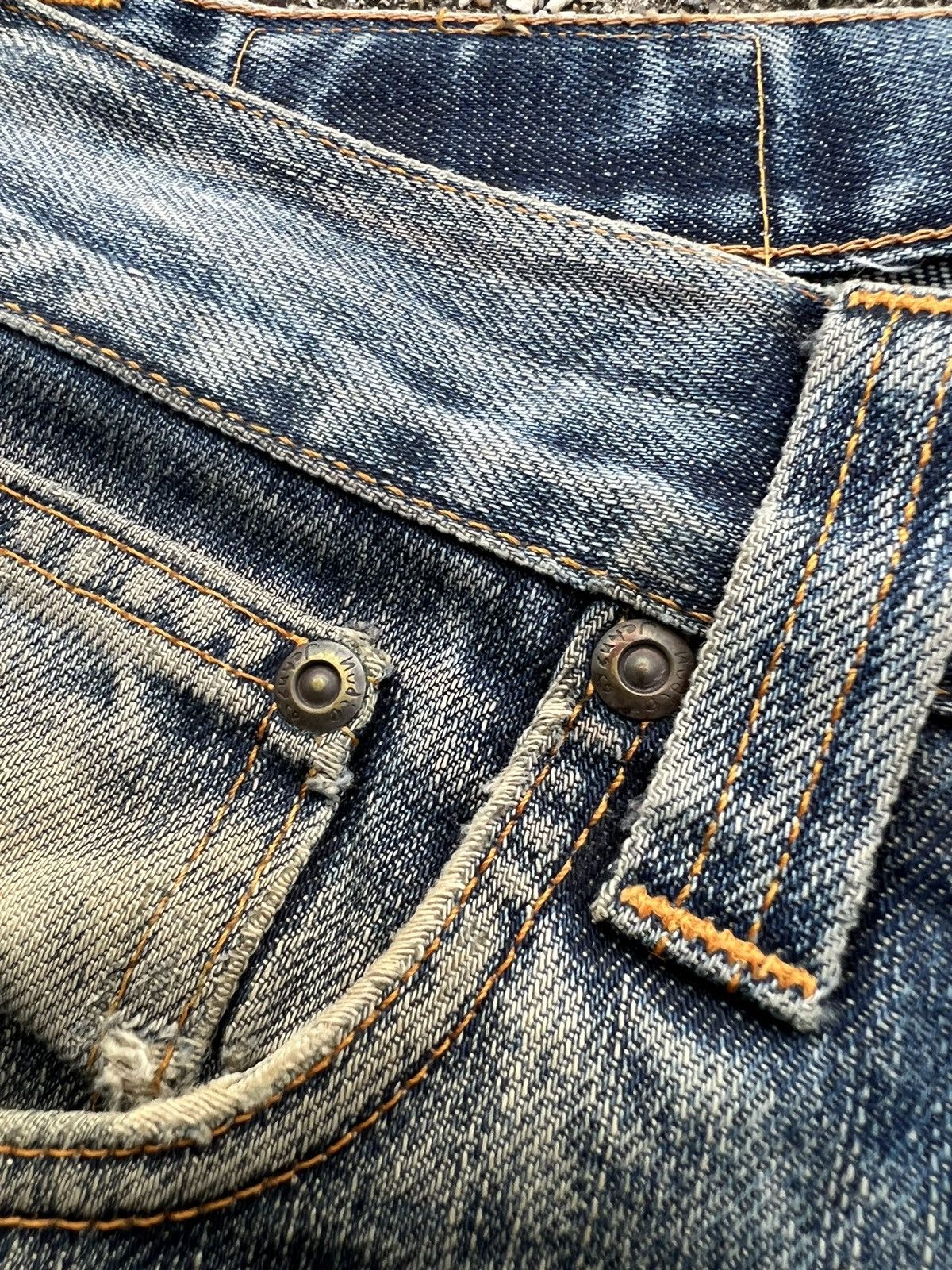 Nudie Jeans Rare Nudie Jeans co Distressed Denim Size US 33 - 6 Thumbnail