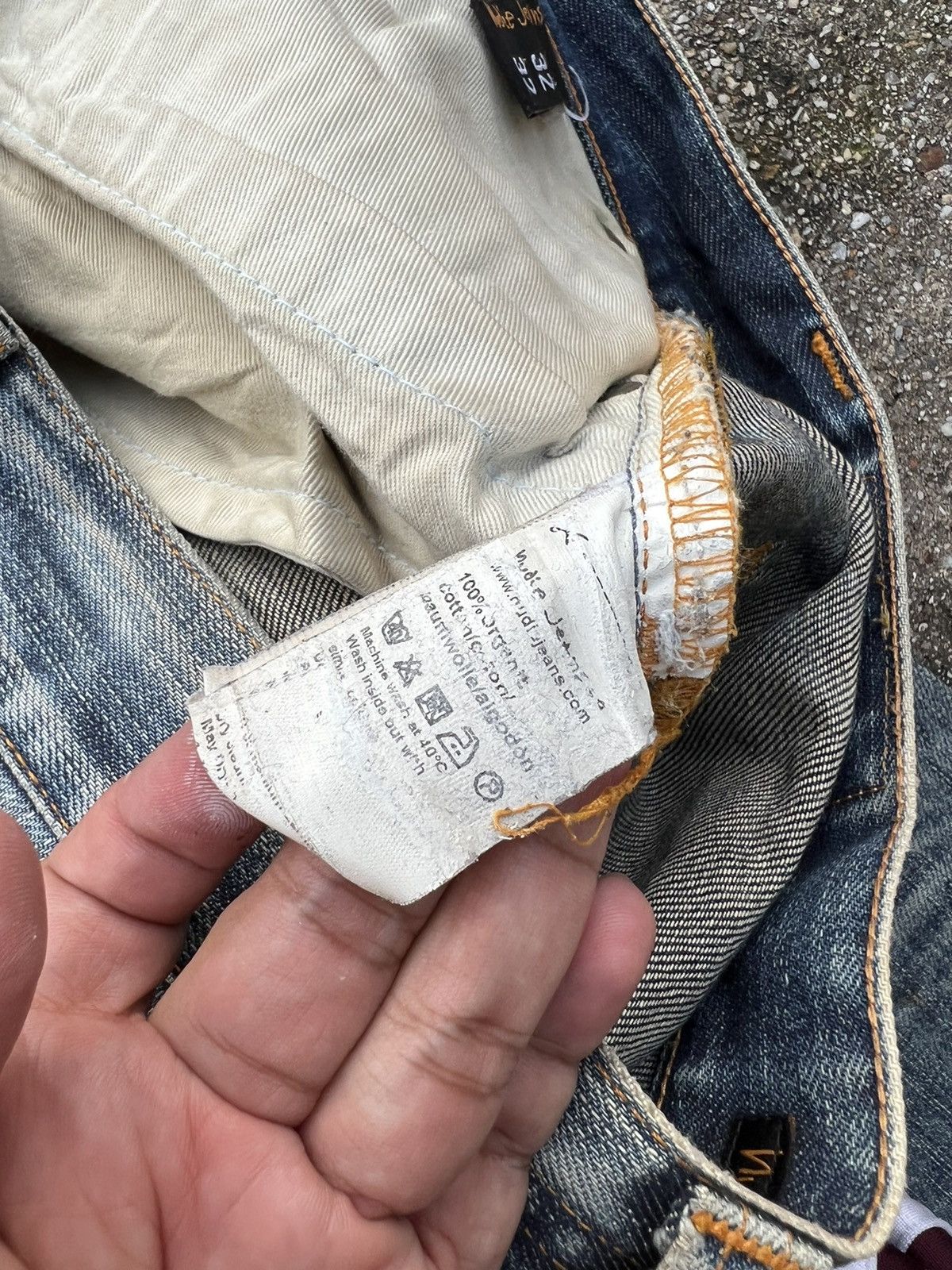 Nudie Jeans Rare Nudie Jeans co Distressed Denim Size US 33 - 11 Thumbnail
