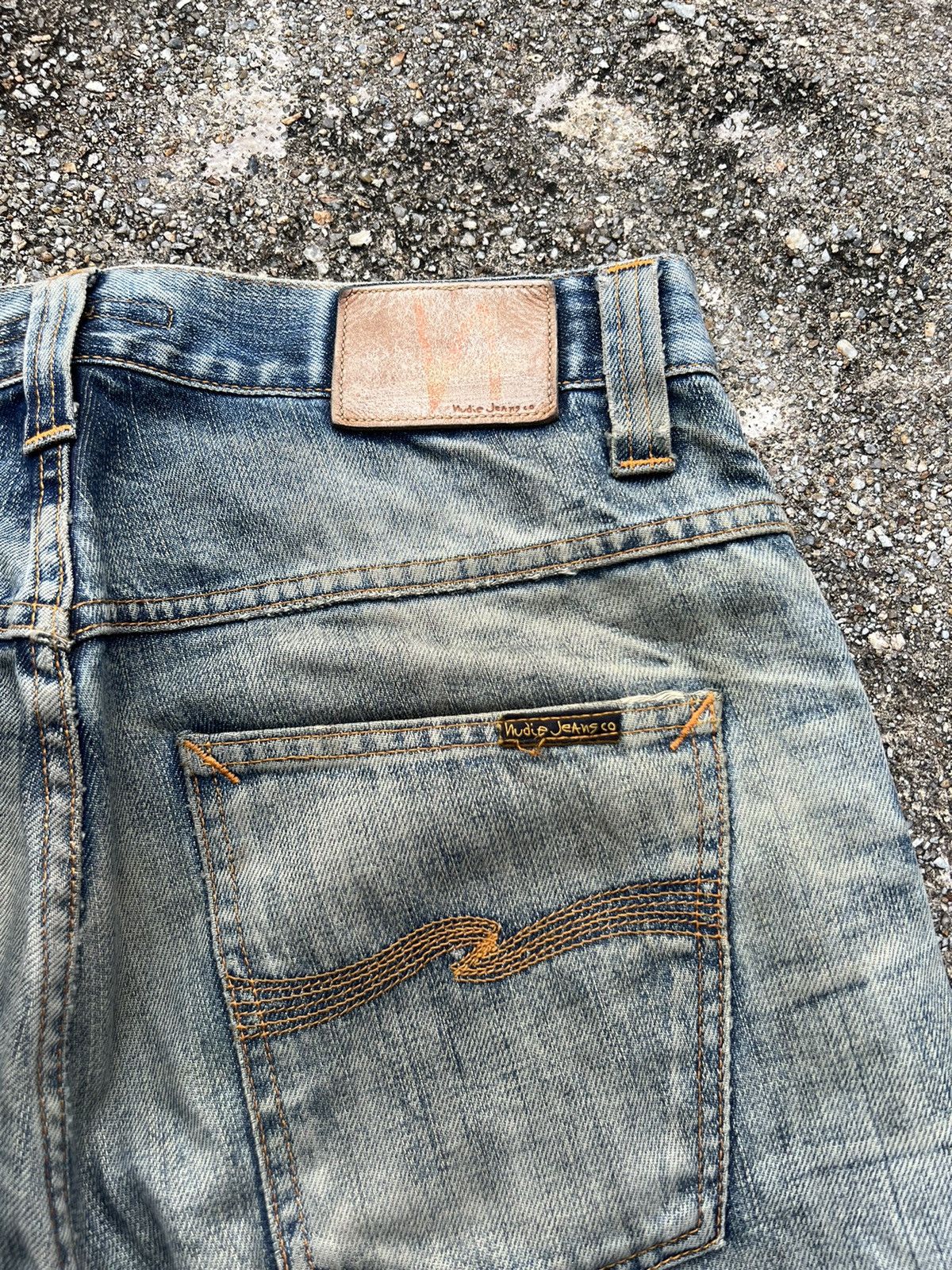 Nudie Jeans Rare Nudie Jeans co Distressed Denim Size US 33 - 12 Thumbnail