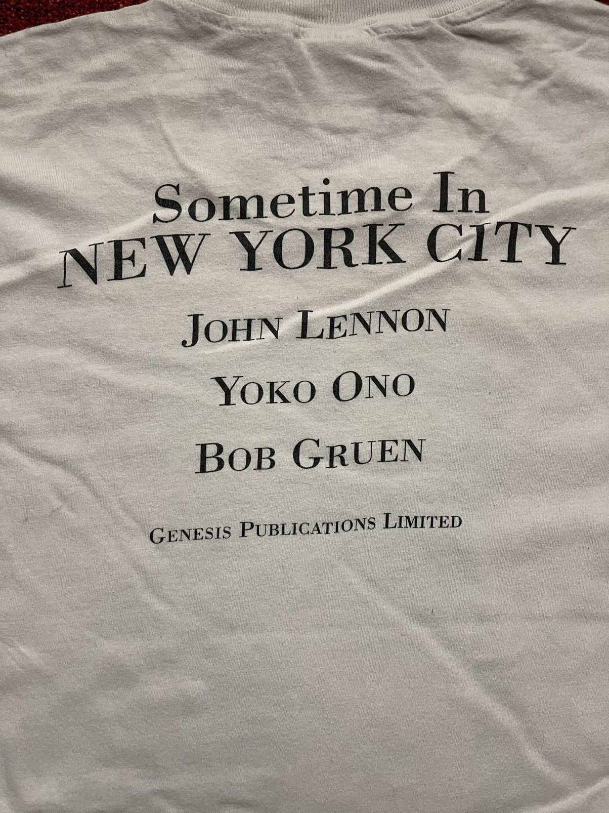 Band Tees × Vintage Vintage 1990s John Lennon t-shirt Size US XL / EU 56 / 4 - 9 Thumbnail