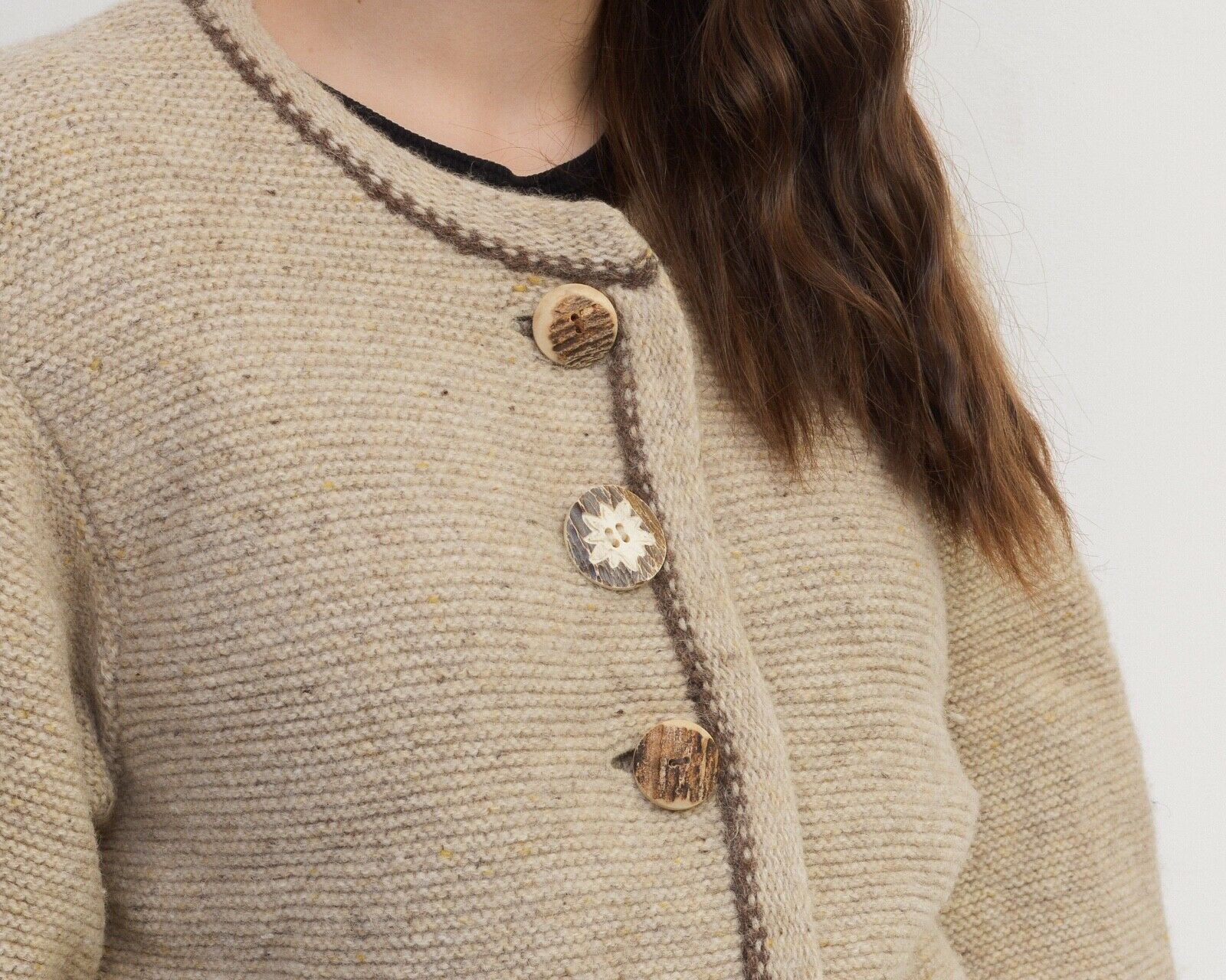 Vintage Hammerschmid Jacket Trachten Cardigan Sweater jumper tracht Size M / US 6-8 / IT 42-44 - 6 Thumbnail