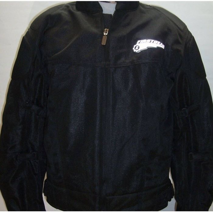 First Gear First Gear Mens Padded Motorcycle Riding Jacket Size 2XL ...