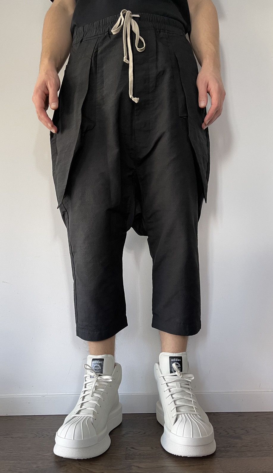 Rick Owens × Rick Owens Drkshdw Rick Owens Cyclops SS16 Cropped