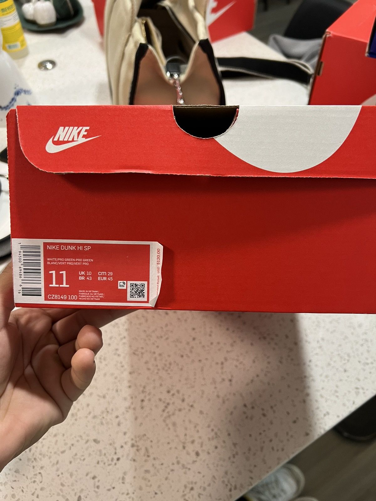Nike Nike Dunk High SP Michigan State Size US 11 / EU 44 - 6 Thumbnail