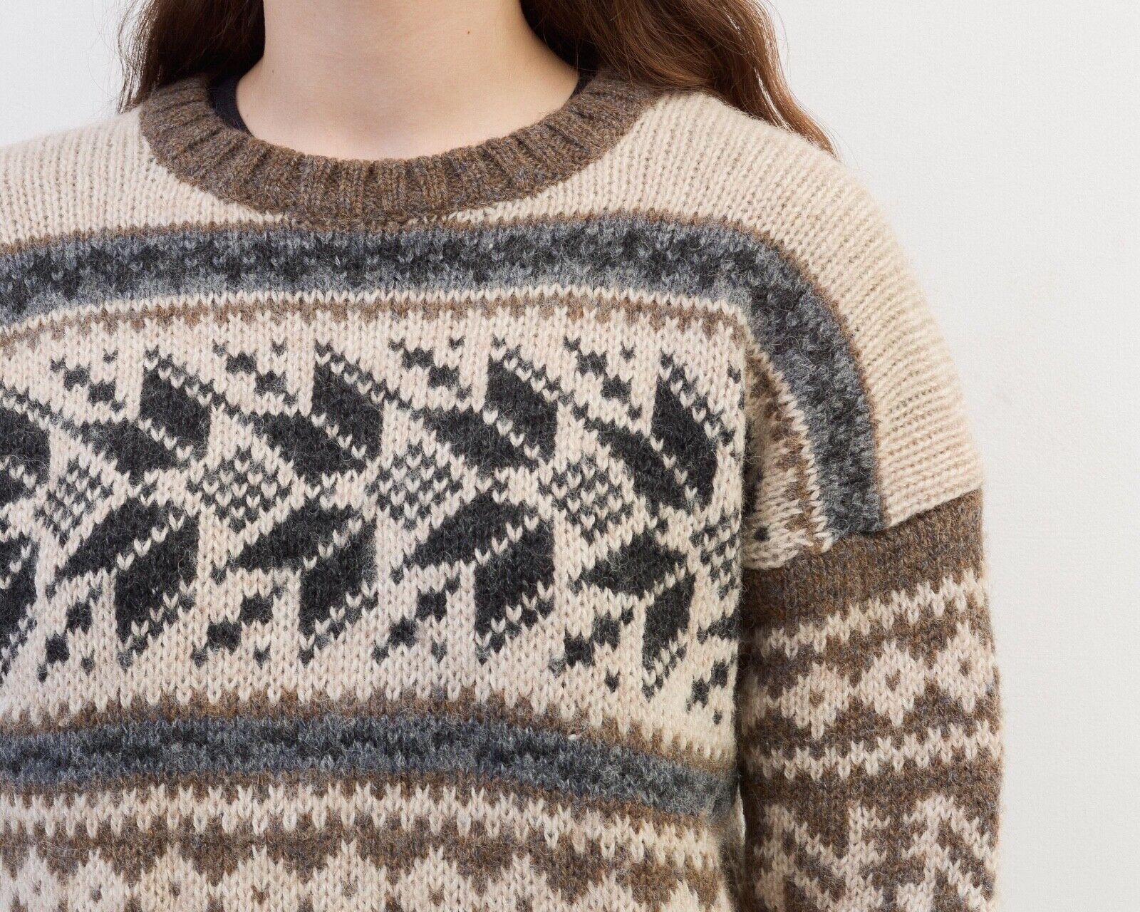 Vintage Discipline Scandinavian Sweater Jumper Pullover Christmas Size M / US 6-8 / IT 42-44 - 5 Thumbnail