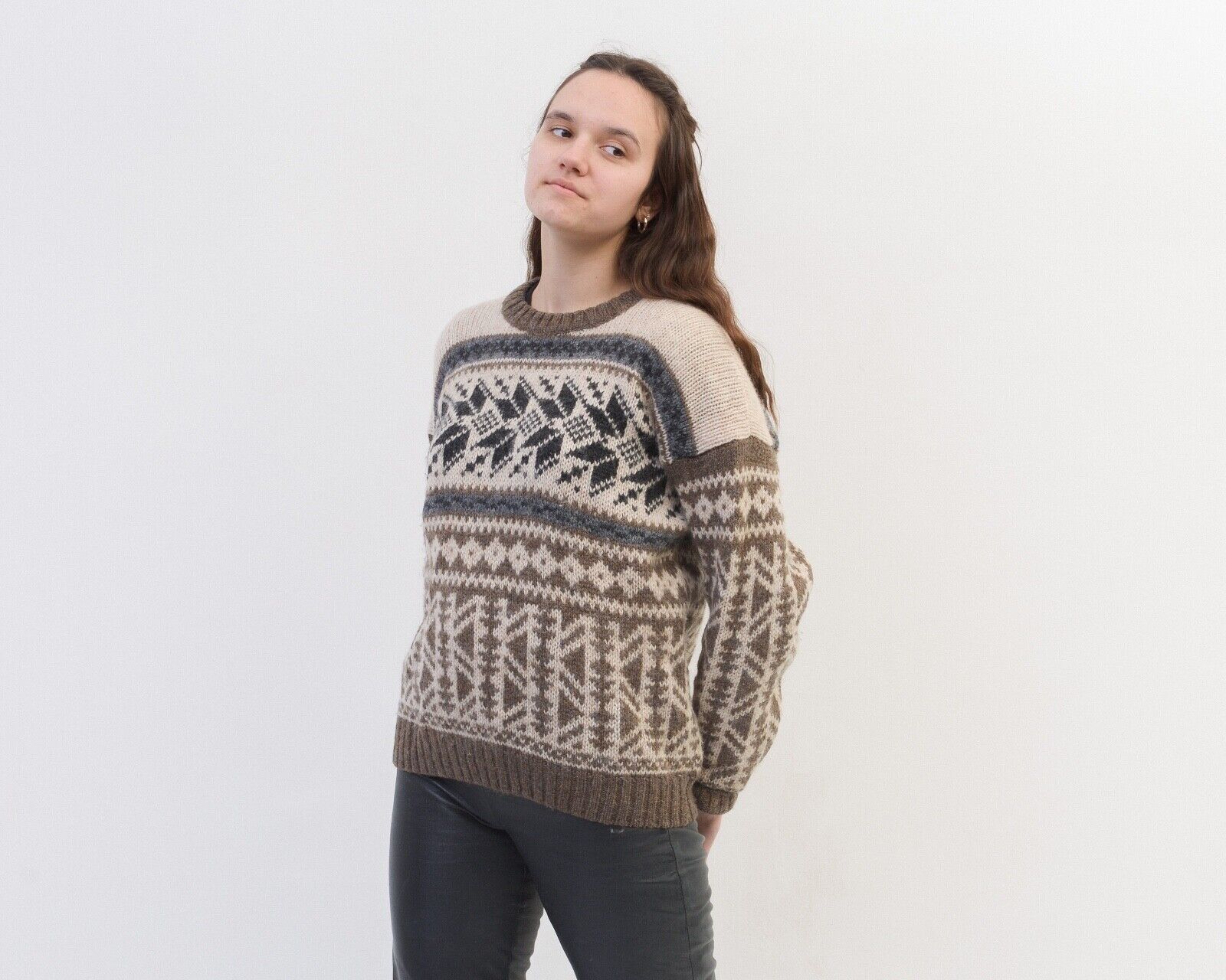 Vintage Discipline Scandinavian Sweater Jumper Pullover Christmas Size M / US 6-8 / IT 42-44 - 1 Thumbnail