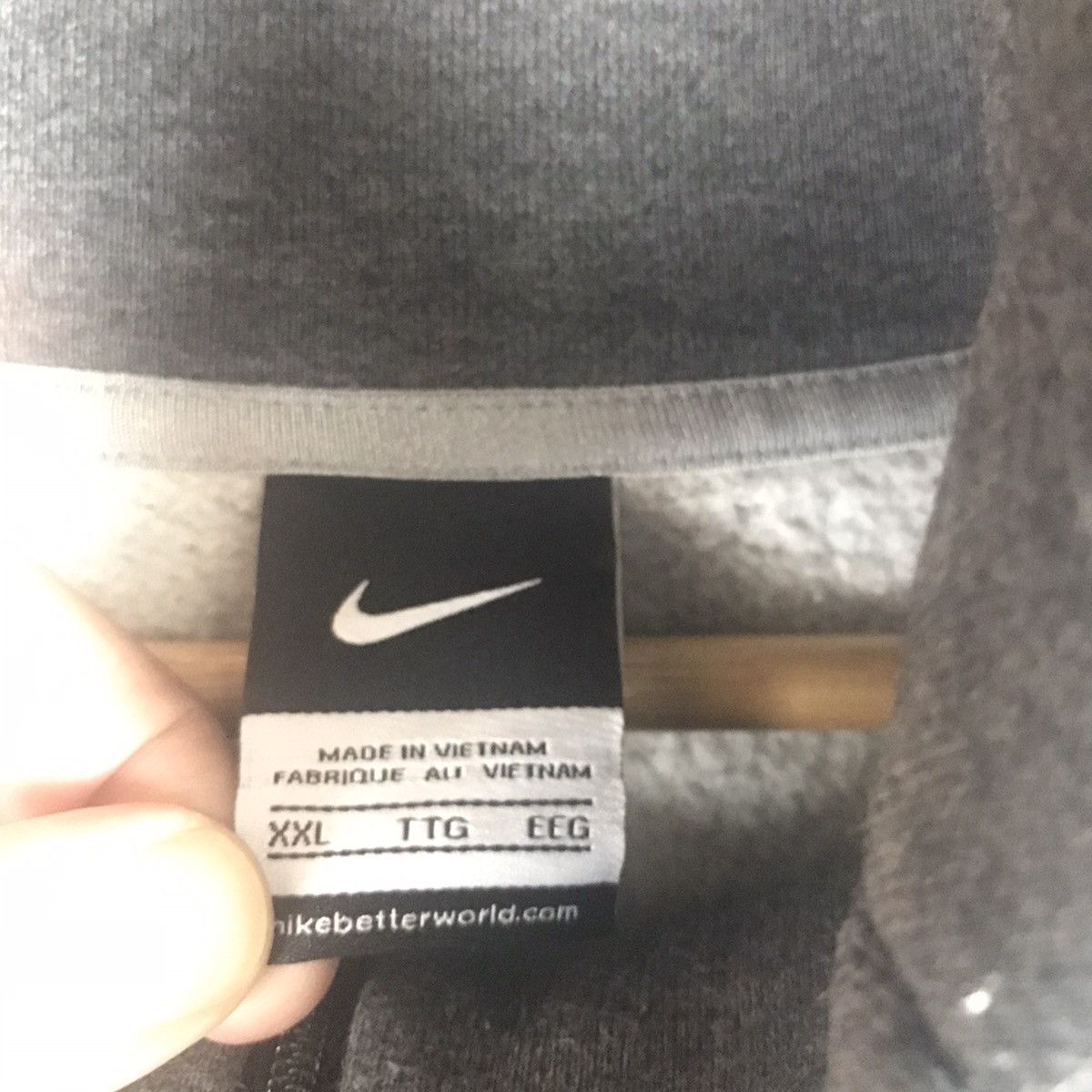 Nike NIKE Small Logo Hoodie XXLarge Size Grey Colour Sweatshirt Size US XXL / EU 58 / 5 - 7 Thumbnail