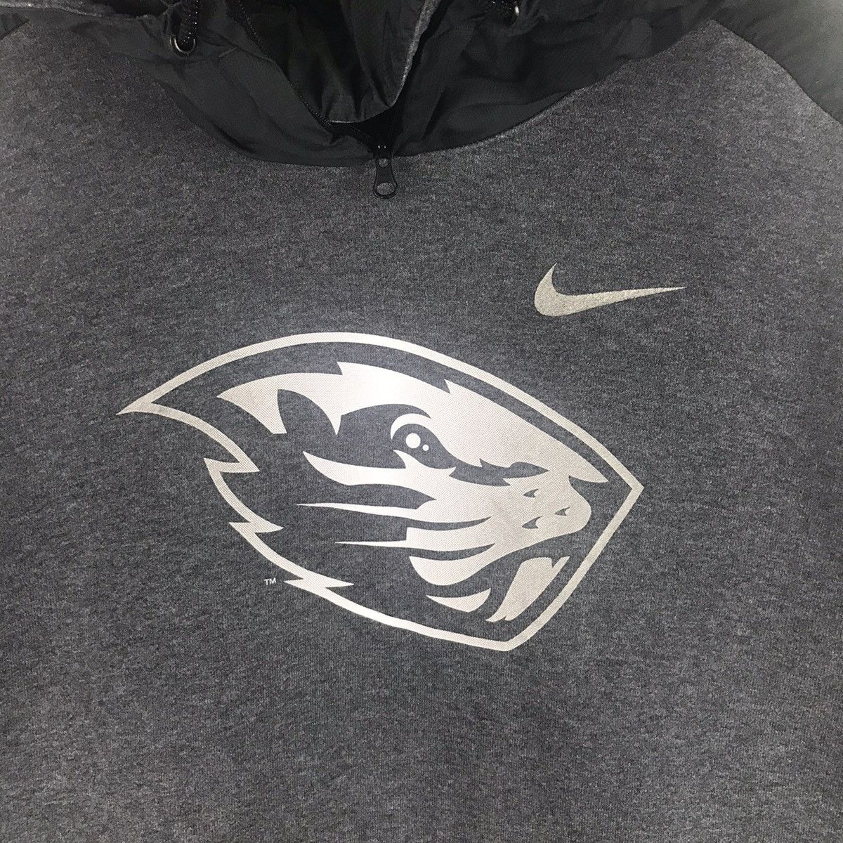 Nike NIKE Small Logo Hoodie XXLarge Size Grey Colour Sweatshirt Size US XXL / EU 58 / 5 - 2 Thumbnail