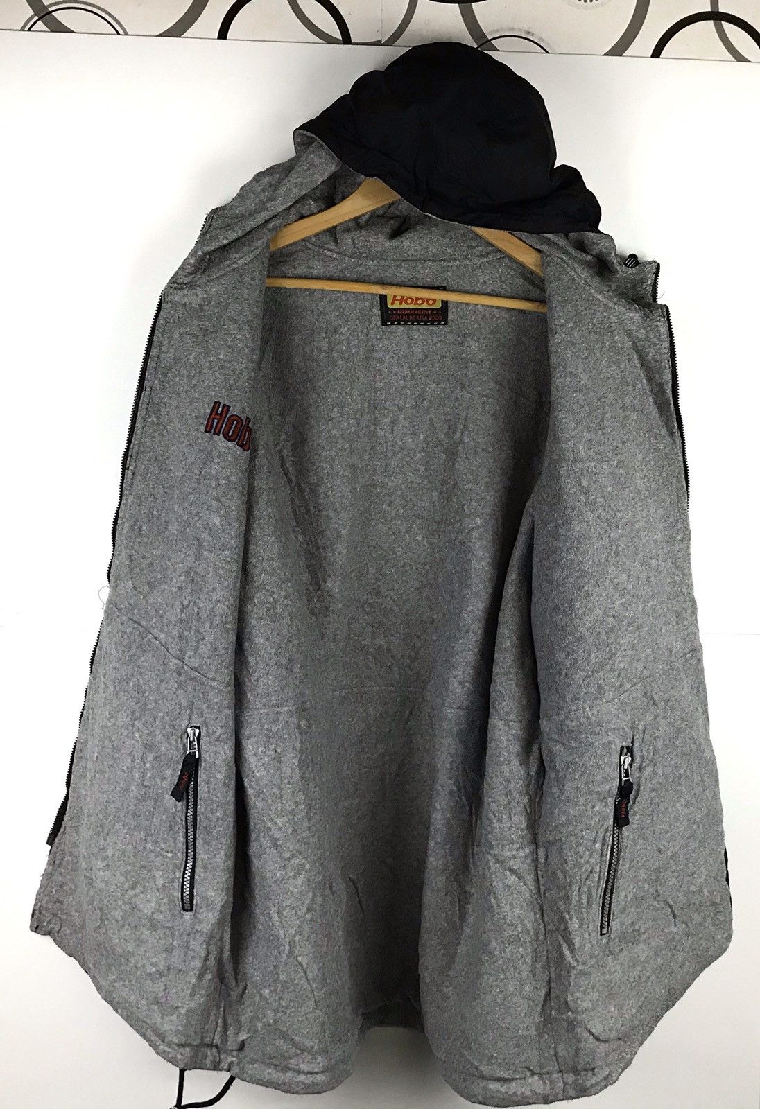 Hobo × Japanese Brand × Vintage Vintage Hobo Small Logo Zipper Hoodie Jacket XLarge Size Size US XL / EU 56 / 4 - 5 Thumbnail