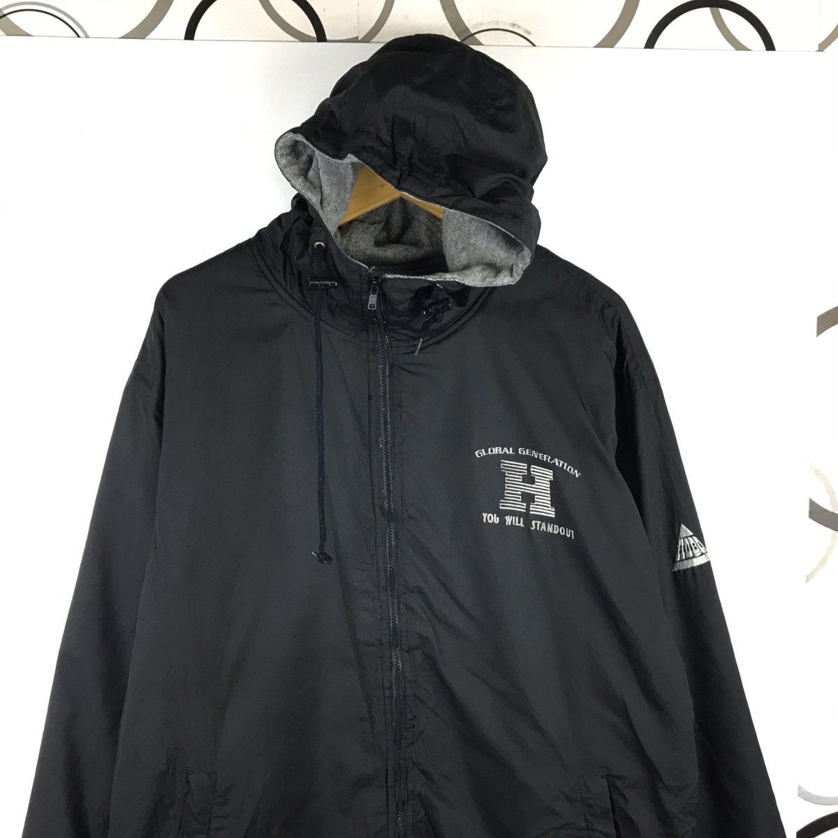 Hobo × Japanese Brand × Vintage Vintage Hobo Small Logo Zipper Hoodie Jacket XLarge Size Size US XL / EU 56 / 4 - 2 Thumbnail
