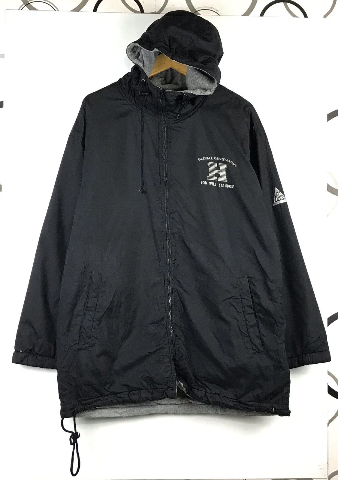 Hobo × Japanese Brand × Vintage Vintage Hobo Small Logo Zipper Hoodie Jacket XLarge Size Size US XL / EU 56 / 4 - 1 Thumbnail