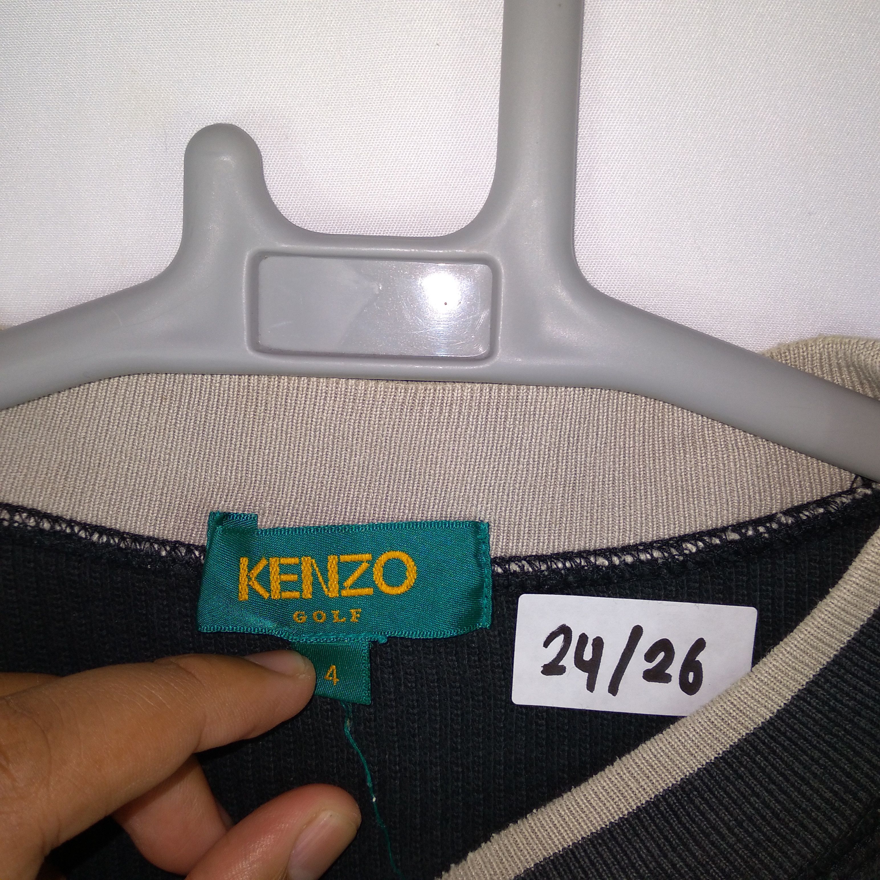 Designer × Kenzo × Vintage Vintage 90s Japanese Kenzo Golf Outdoor Sweatshirts Size US M / EU 48-50 / 2 - 9 Thumbnail