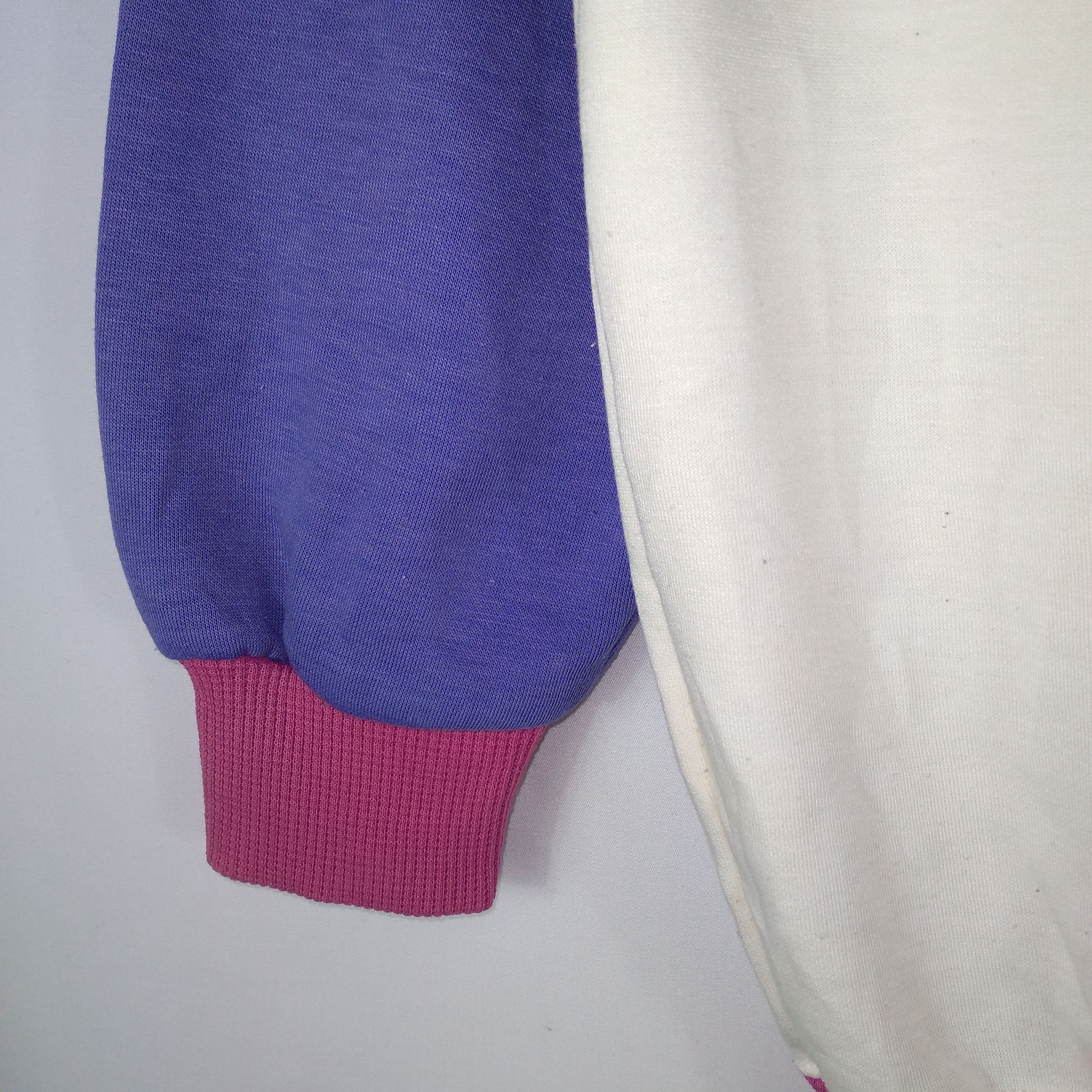 Designer × Vintage Silvio Valentino Colourful Embroidery Spellout Sweatshirts Size US XS / EU 42 / 0 - 6 Thumbnail