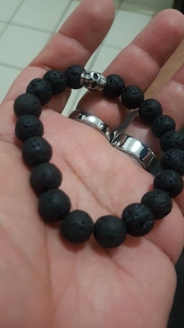 Jewelry 18CM Exquisite Cute Skull 10mm Bracelet Size ONE SIZE - 5 Thumbnail