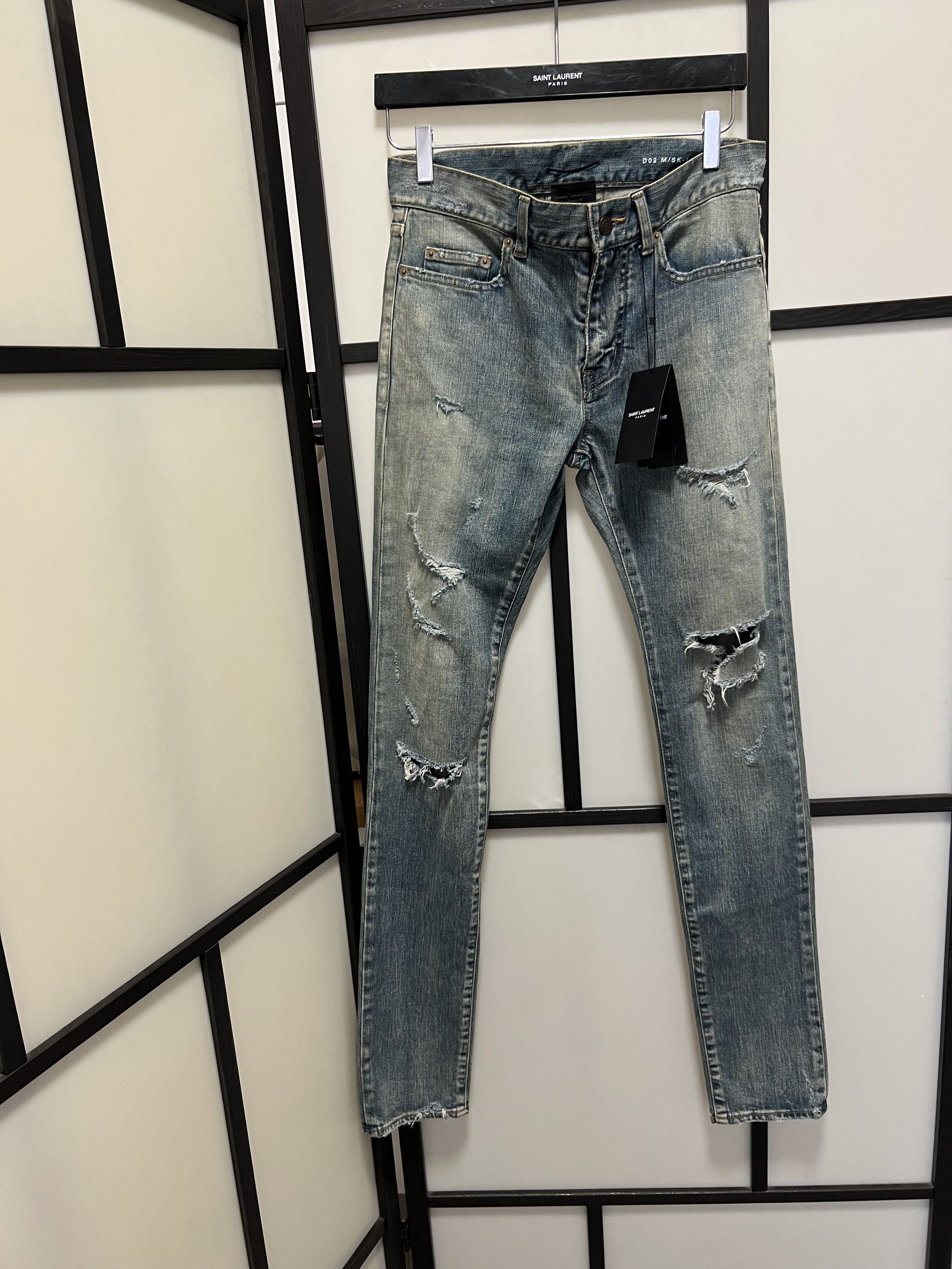 Hedi Slimane × Saint Laurent Paris SLP SS15 Crash Denim (FINAL