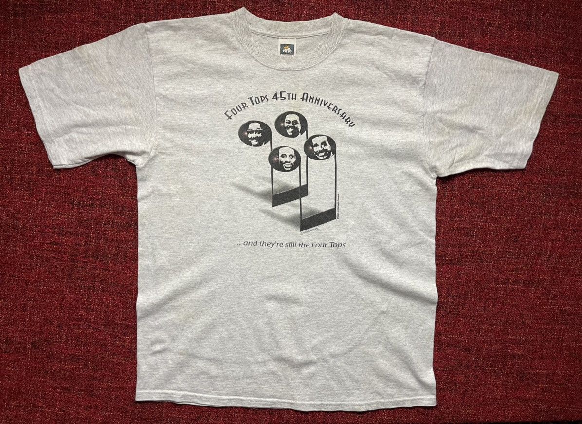 Band Tees × Vintage Vintage Fourtops 1999 t-shirt 45th anniversary Size US L / EU 52-54 / 3 - 1 Thumbnail