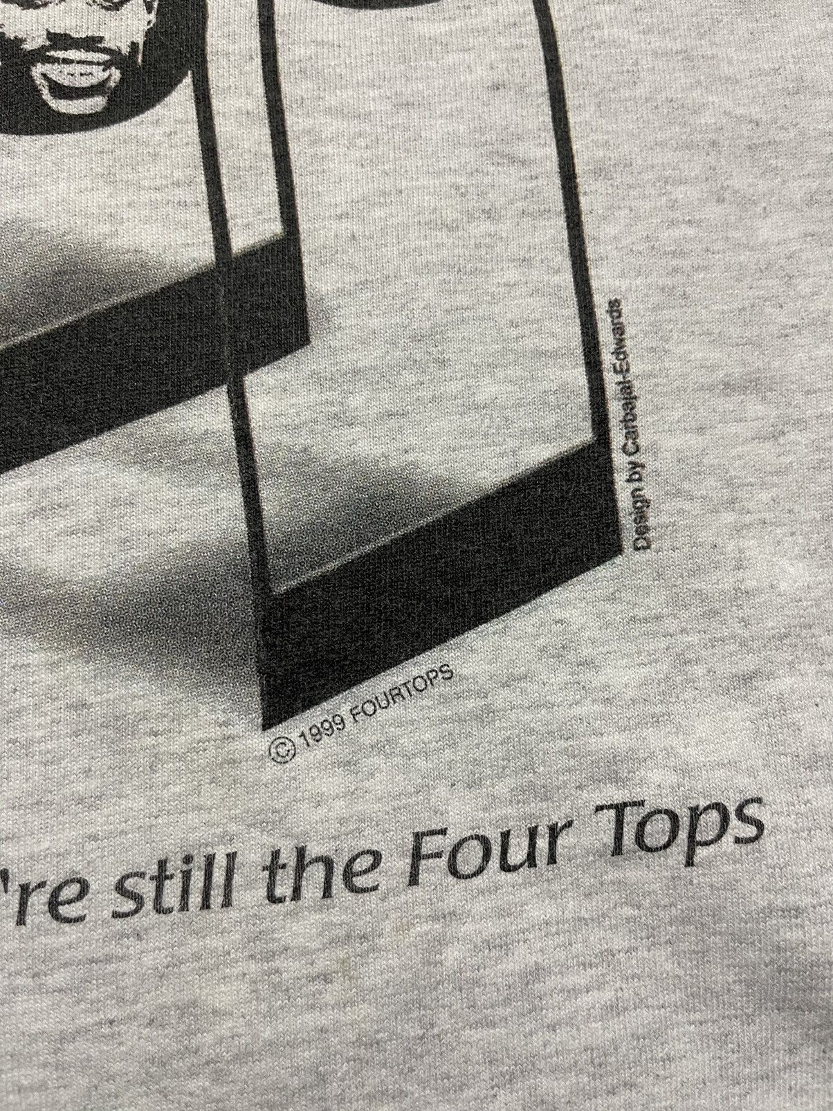 Band Tees × Vintage Vintage Fourtops 1999 t-shirt 45th anniversary Size US L / EU 52-54 / 3 - 3 Thumbnail