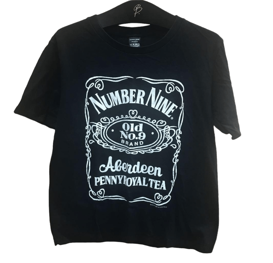 image of Number N Ine Number Nine Tee in Black, Men's (Size Large)