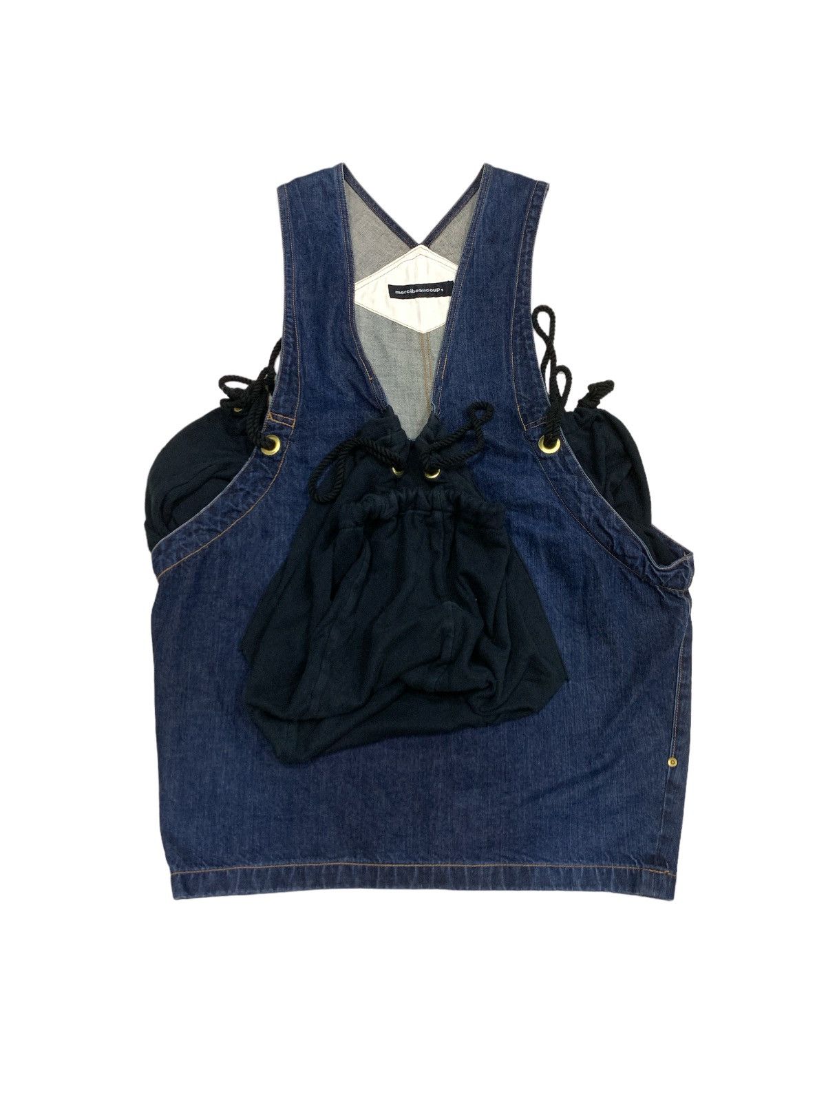 Issey Miyake × mercibeaucoup ISSEY MIYAKE MERCIBEAUCOUP DENIM LANGAROO POCKET JACKET Size US M / EU 48-50 / 2 - 1 Thumbnail