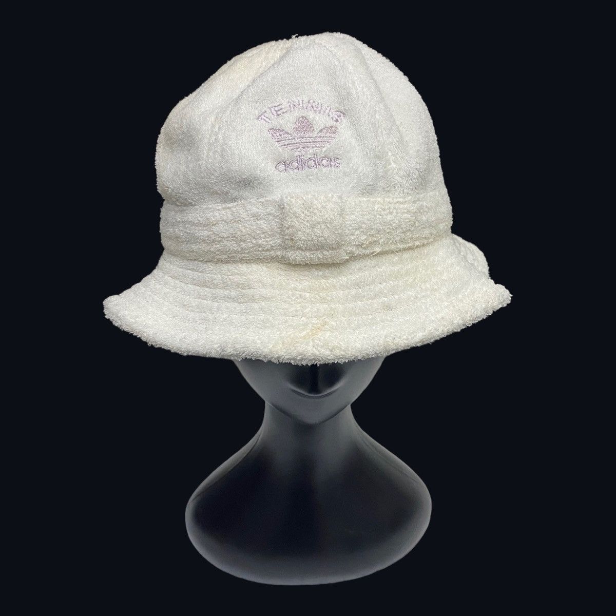 Adidas RARE VINTAGE 80s🔥ADIDAS TENNIS JAPAN FLEECE BUCKET HATS Size ONE SIZE - 3 Thumbnail