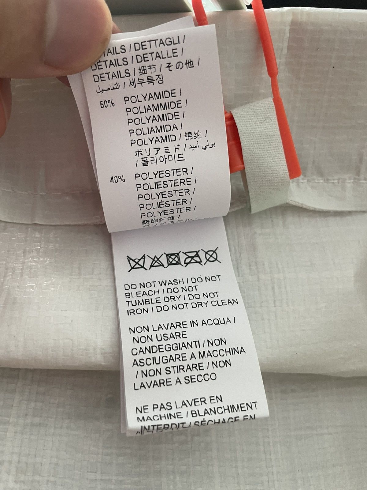 Off-White Brand NEW XL Super Limited Edition Runway Logo Tote Bag Size ONE SIZE - 20 Thumbnail