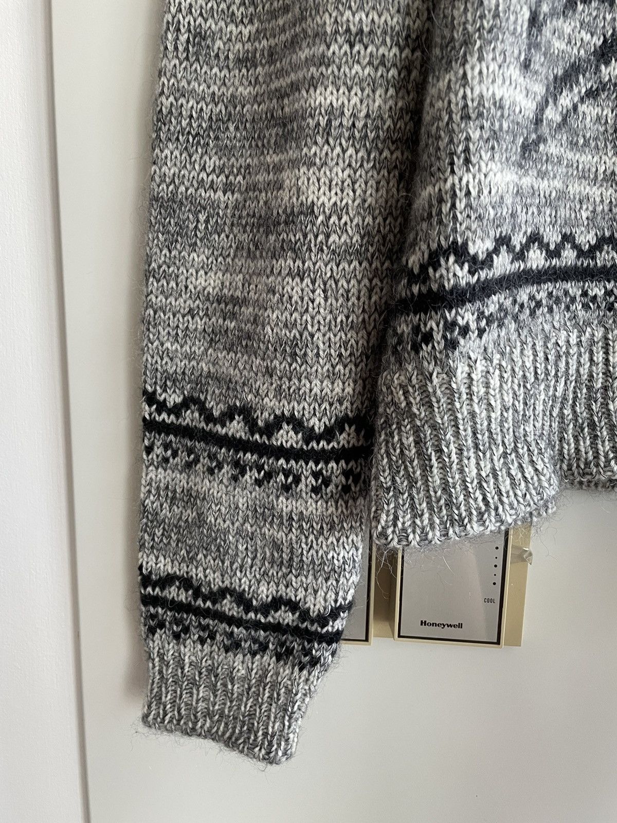 Hedi Slimane × Saint Laurent Paris × Yves Saint Laurent $1,450 Value Jacquard Saint Laurent Sweater Size US L / EU 52-54 / 3 - 13 Thumbnail