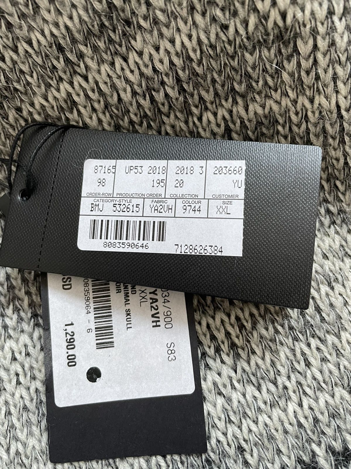 Hedi Slimane × Saint Laurent Paris × Yves Saint Laurent $1,450 Value Jacquard Saint Laurent Sweater Size US L / EU 52-54 / 3 - 21 Thumbnail
