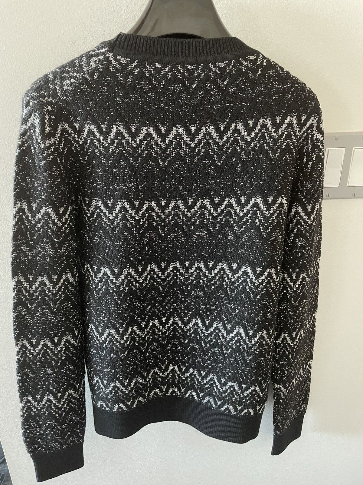 Hedi Slimane × Saint Laurent Paris × Yves Saint Laurent $1,550 Super Limited Runway Wool Saint Laurent Sweater Size US XL / EU 56 / 4 - 5 Thumbnail