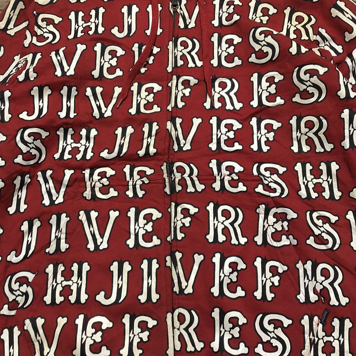 Freshjive × Japanese Brand Freshjive All over print Zipper Hoodie Size US M / EU 48-50 / 2 - 10 Thumbnail
