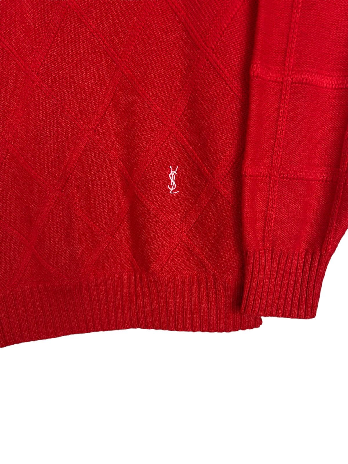 Yves Saint Laurent Kable knit sweater Yves Saint Laurent vintage 90s Paris Size US L / EU 52-54 / 3 - 3 Thumbnail