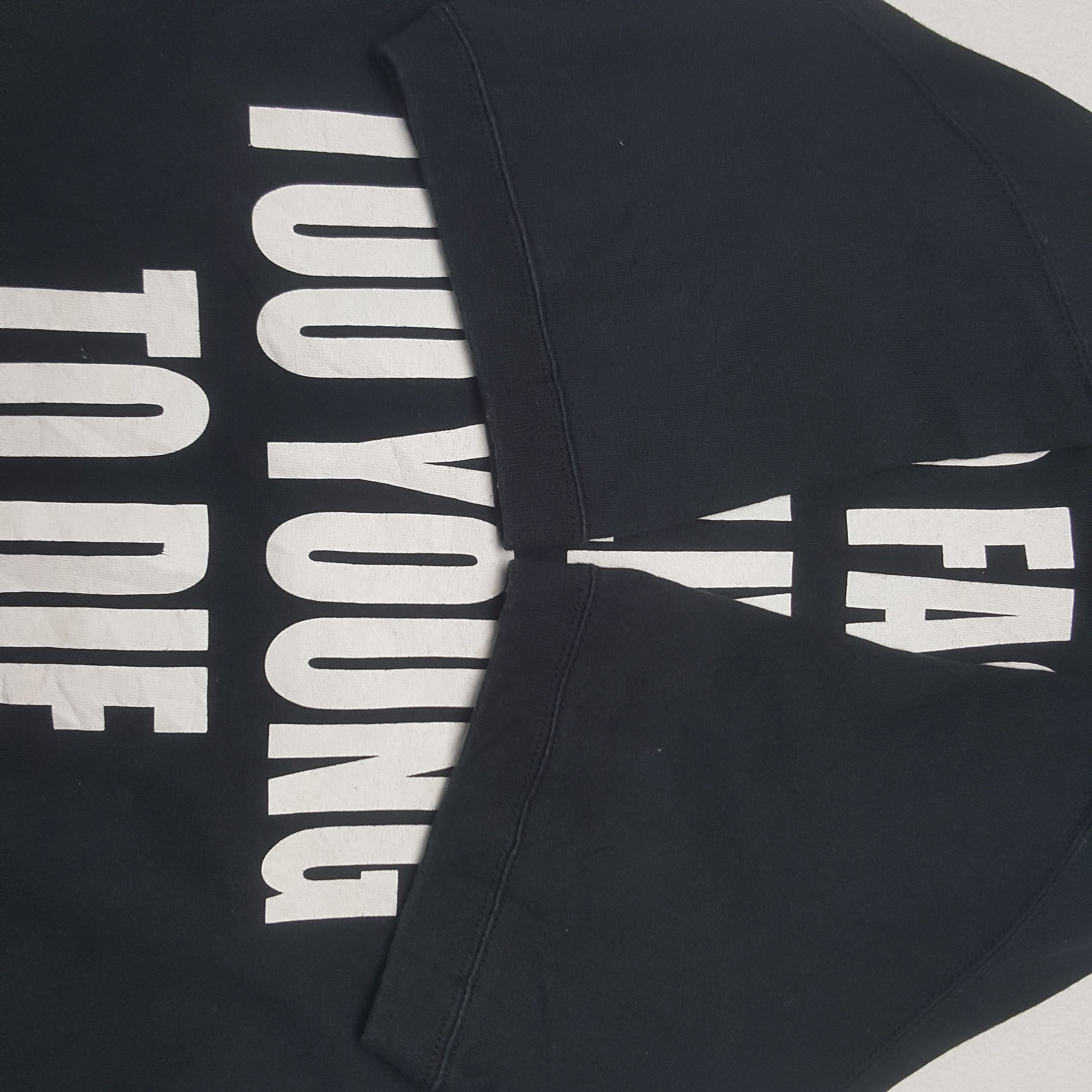Japanese Brand × Vintage Vintage Too Fast To Live Too Young To Die Tshirt Size US M / EU 48-50 / 2 - 6 Thumbnail