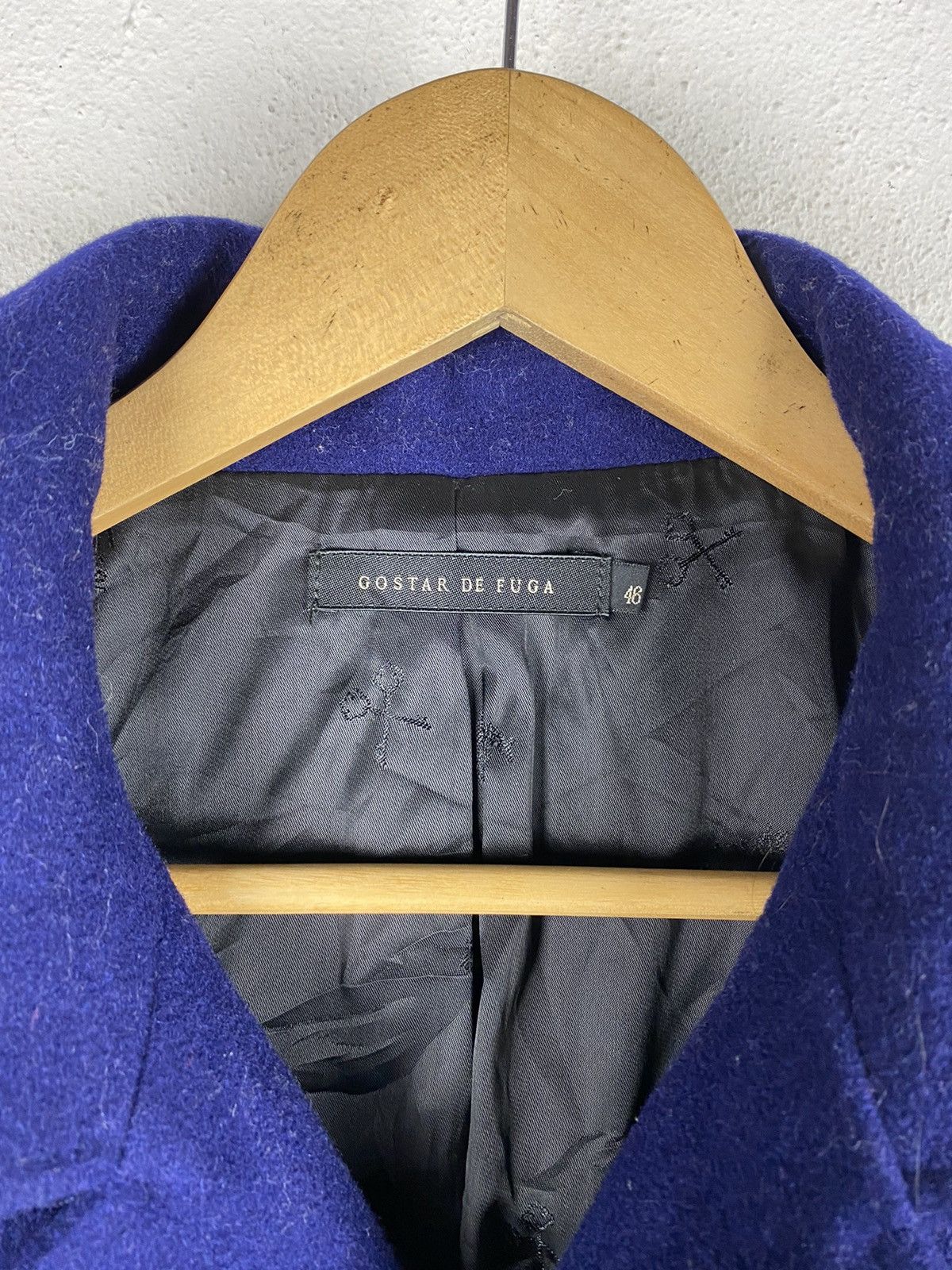 Japanese Brand 🔥SALE🔥GOSTAR DE FUGA DOUBLE BREAST WOOL JACKET Size US M / EU 48-50 / 2 - 10 Thumbnail