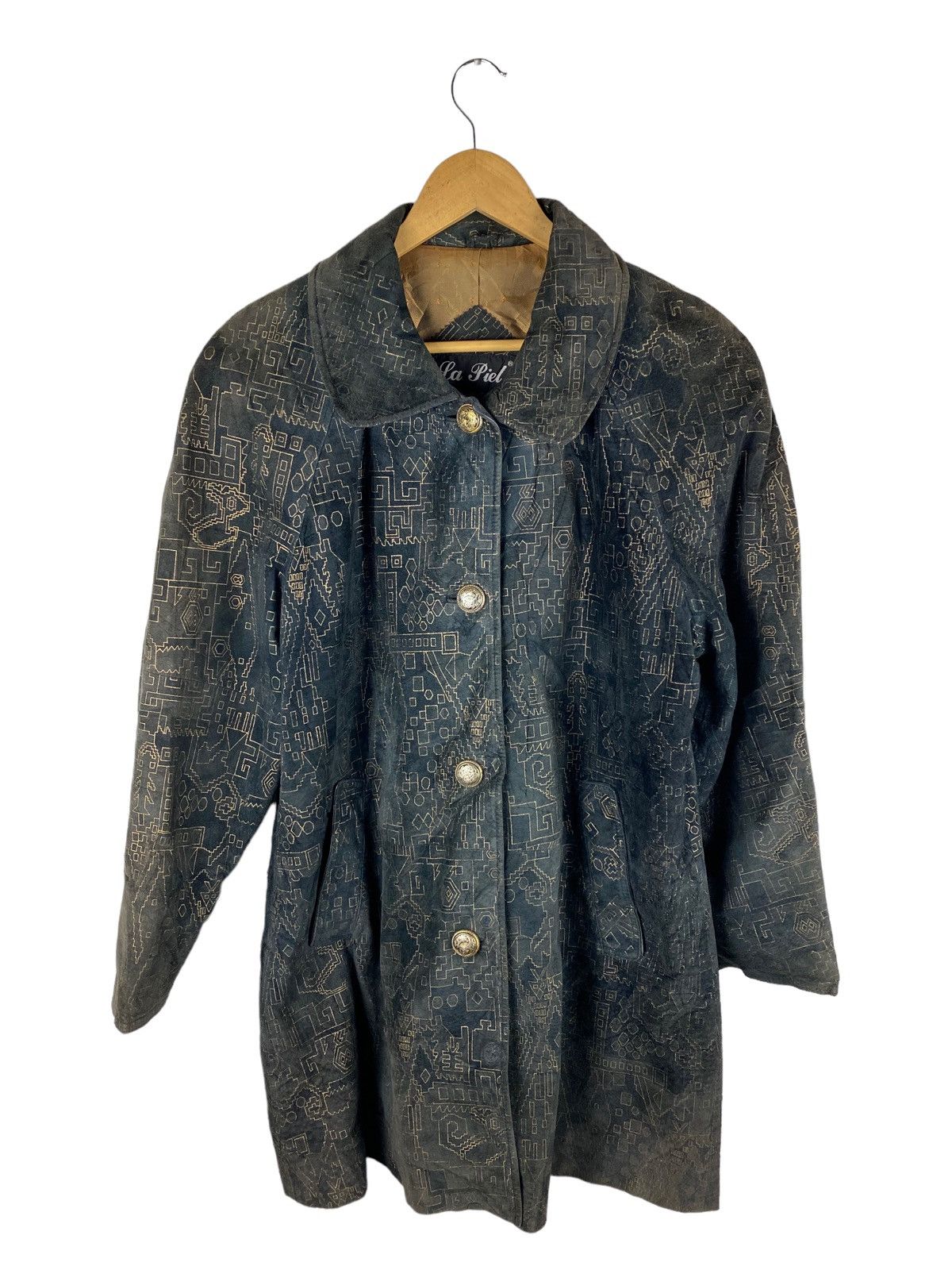 Japanese Brand 🔥SALE🔥LA PIEL SUEDE LEATHER JACKET Size M / US 6-8 / IT 42-44 - 1 Thumbnail
