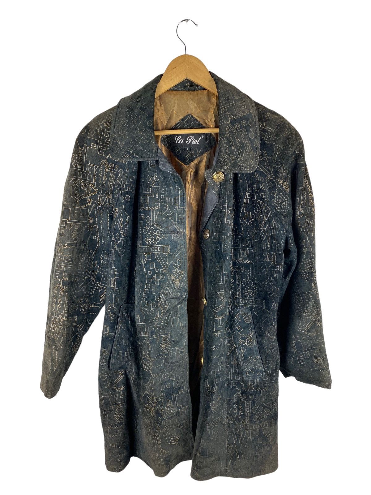 Japanese Brand 🔥SALE🔥LA PIEL SUEDE LEATHER JACKET Size M / US 6-8 / IT 42-44 - 2 Thumbnail