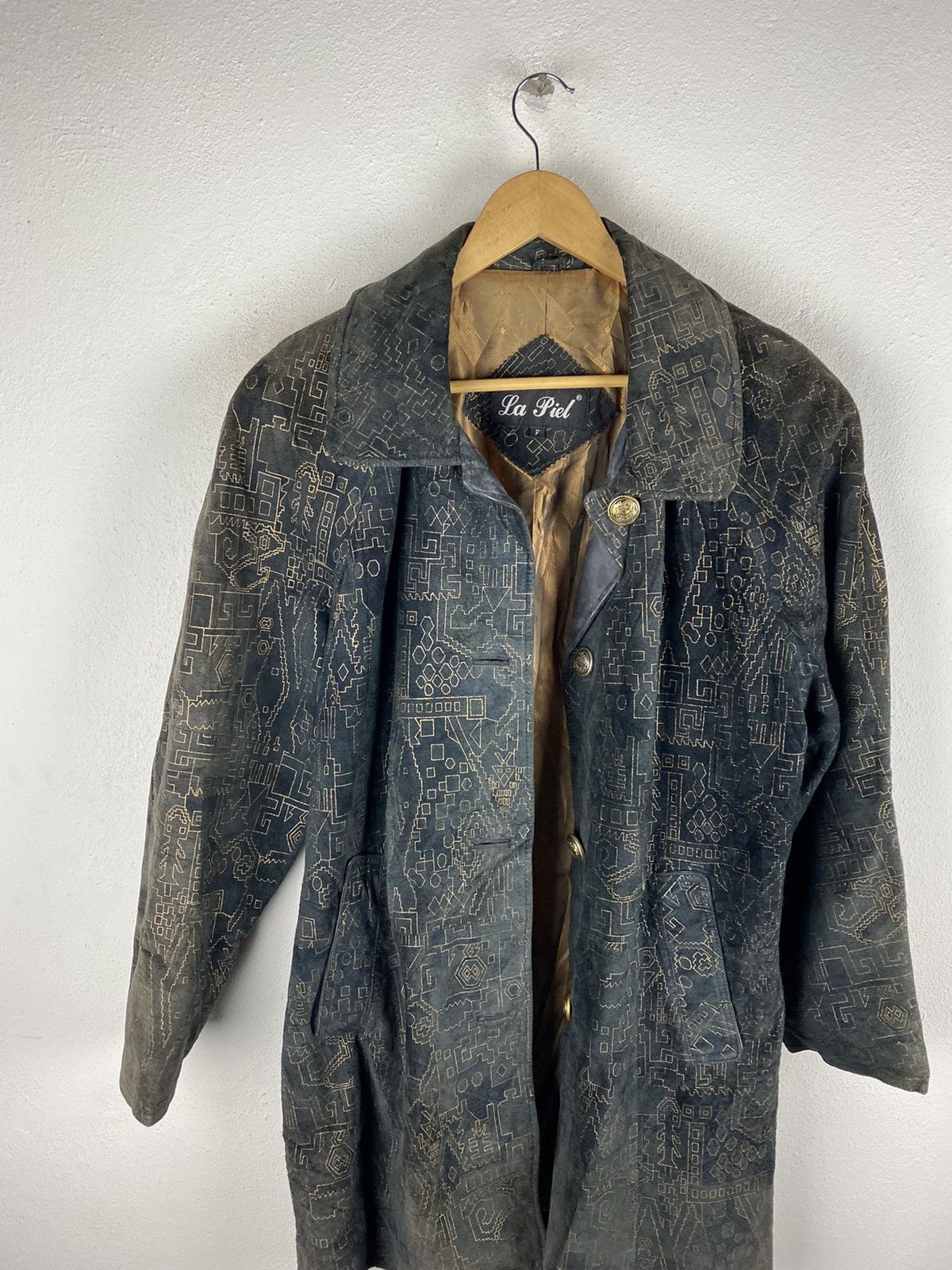 Japanese Brand 🔥SALE🔥LA PIEL SUEDE LEATHER JACKET Size M / US 6-8 / IT 42-44 - 4 Thumbnail