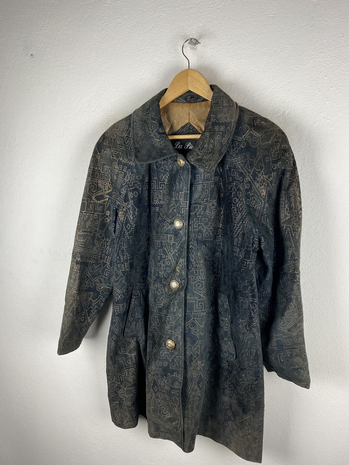 Japanese Brand 🔥SALE🔥LA PIEL SUEDE LEATHER JACKET Size M / US 6-8 / IT 42-44 - 5 Thumbnail