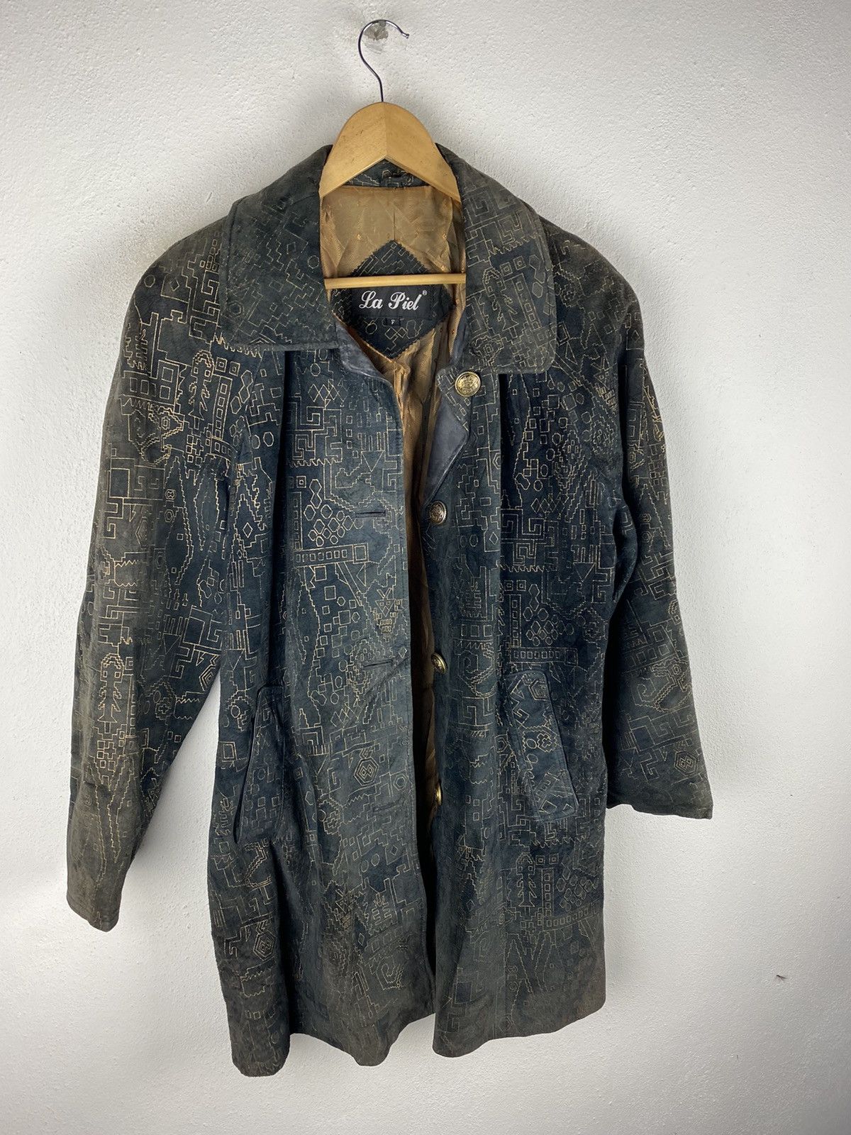 Japanese Brand 🔥SALE🔥LA PIEL SUEDE LEATHER JACKET Size M / US 6-8 / IT 42-44 - 7 Thumbnail