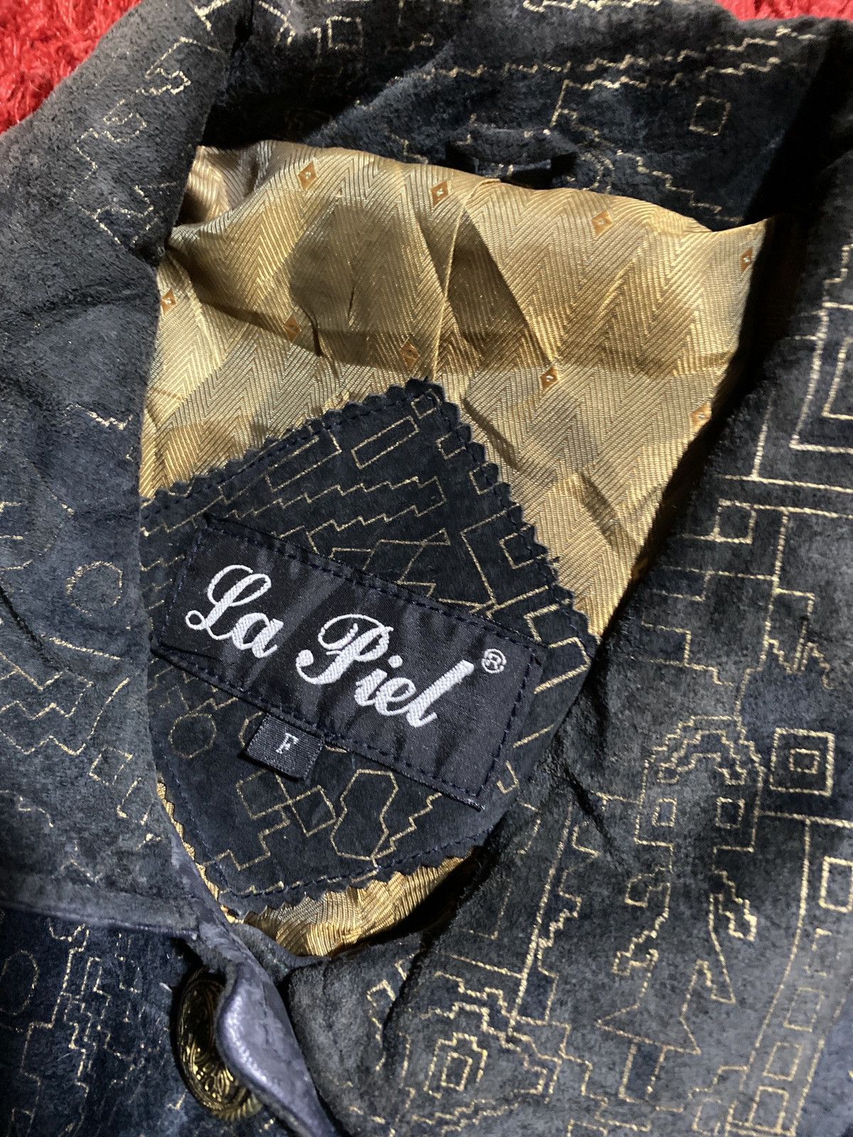 Japanese Brand 🔥SALE🔥LA PIEL SUEDE LEATHER JACKET Size M / US 6-8 / IT 42-44 - 10 Thumbnail