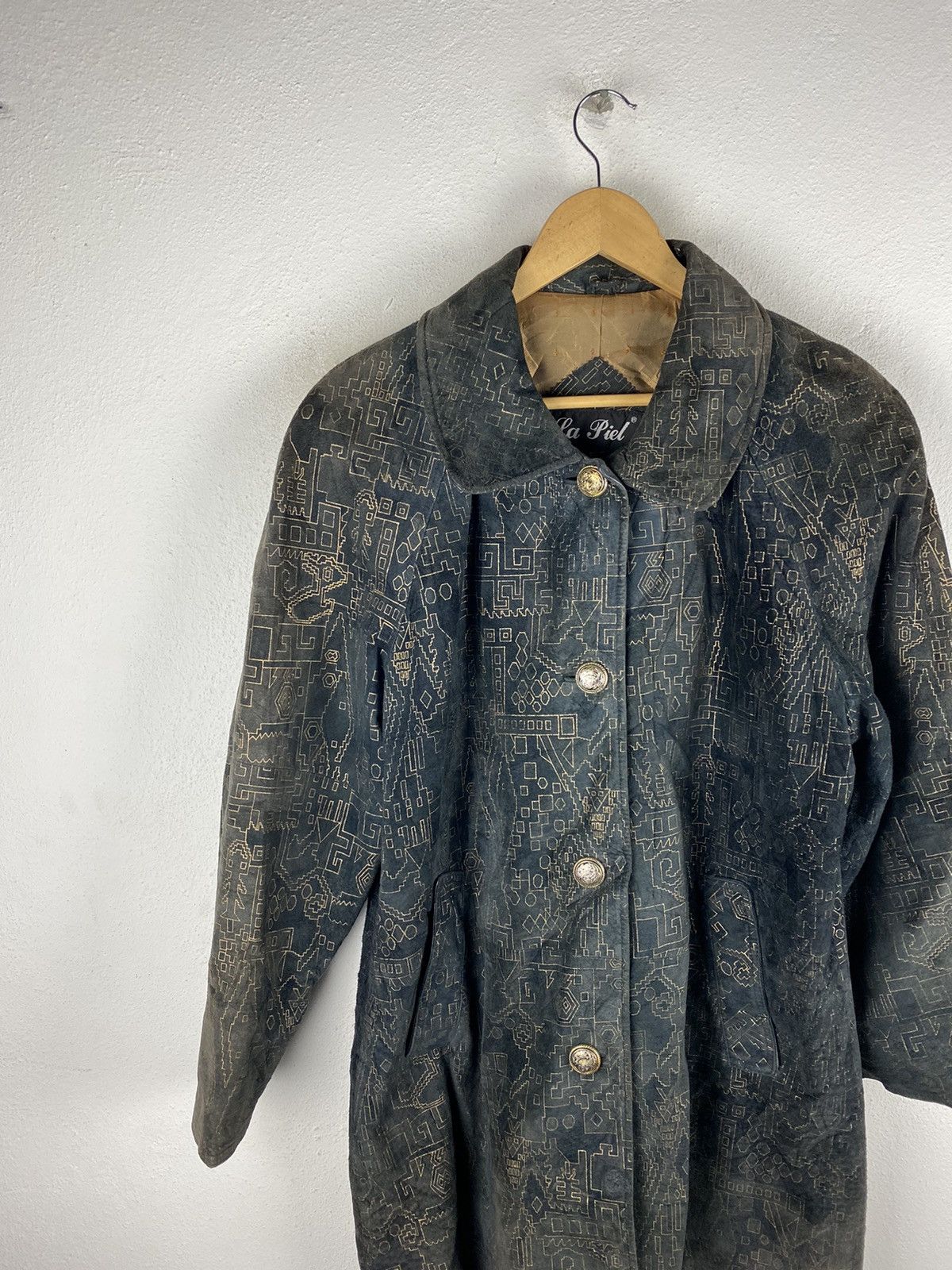 Japanese Brand 🔥SALE🔥LA PIEL SUEDE LEATHER JACKET Size M / US 6-8 / IT 42-44 - 6 Thumbnail