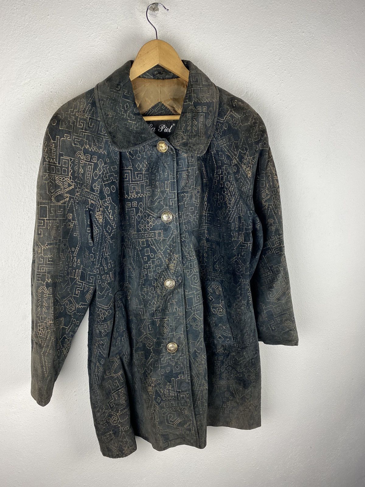 Japanese Brand 🔥SALE🔥LA PIEL SUEDE LEATHER JACKET Size M / US 6-8 / IT 42-44 - 8 Thumbnail