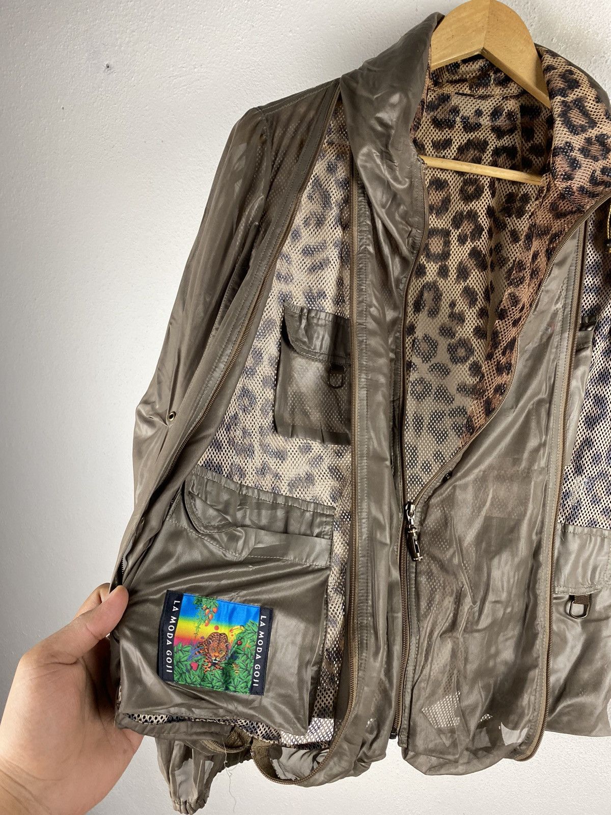 Designer × Japanese Brand 🔥SALE🔥LA MODA GOJI ASYMMETRIC STYLE JACKET Size M / US 6-8 / IT 42-44 - 4 Thumbnail