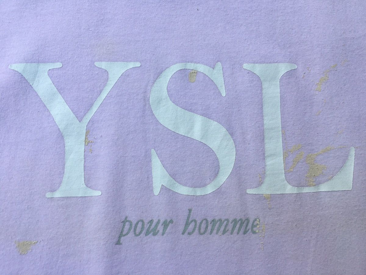 Yves Saint Laurent Vintage YSL Yves Saint Laurent Spellout Logo Tshirt Size US M / EU 48-50 / 2 - 10 Thumbnail